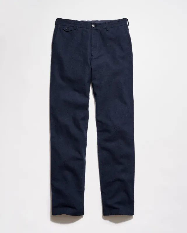 Chambray Flat Front Pant sold by Billy Reid