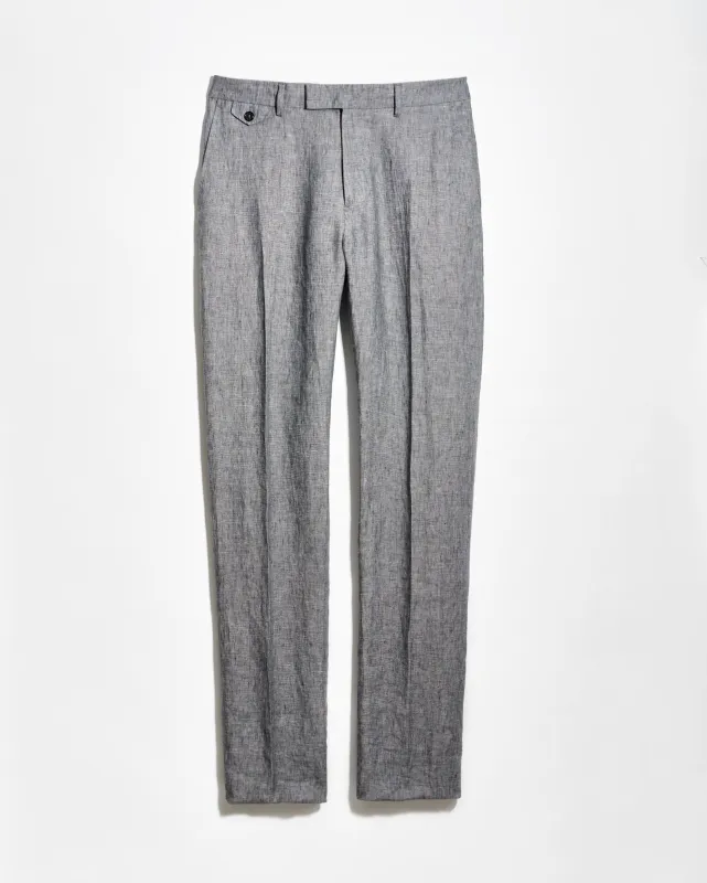 Linen Flat Front Trouser sold by Billy Reid
