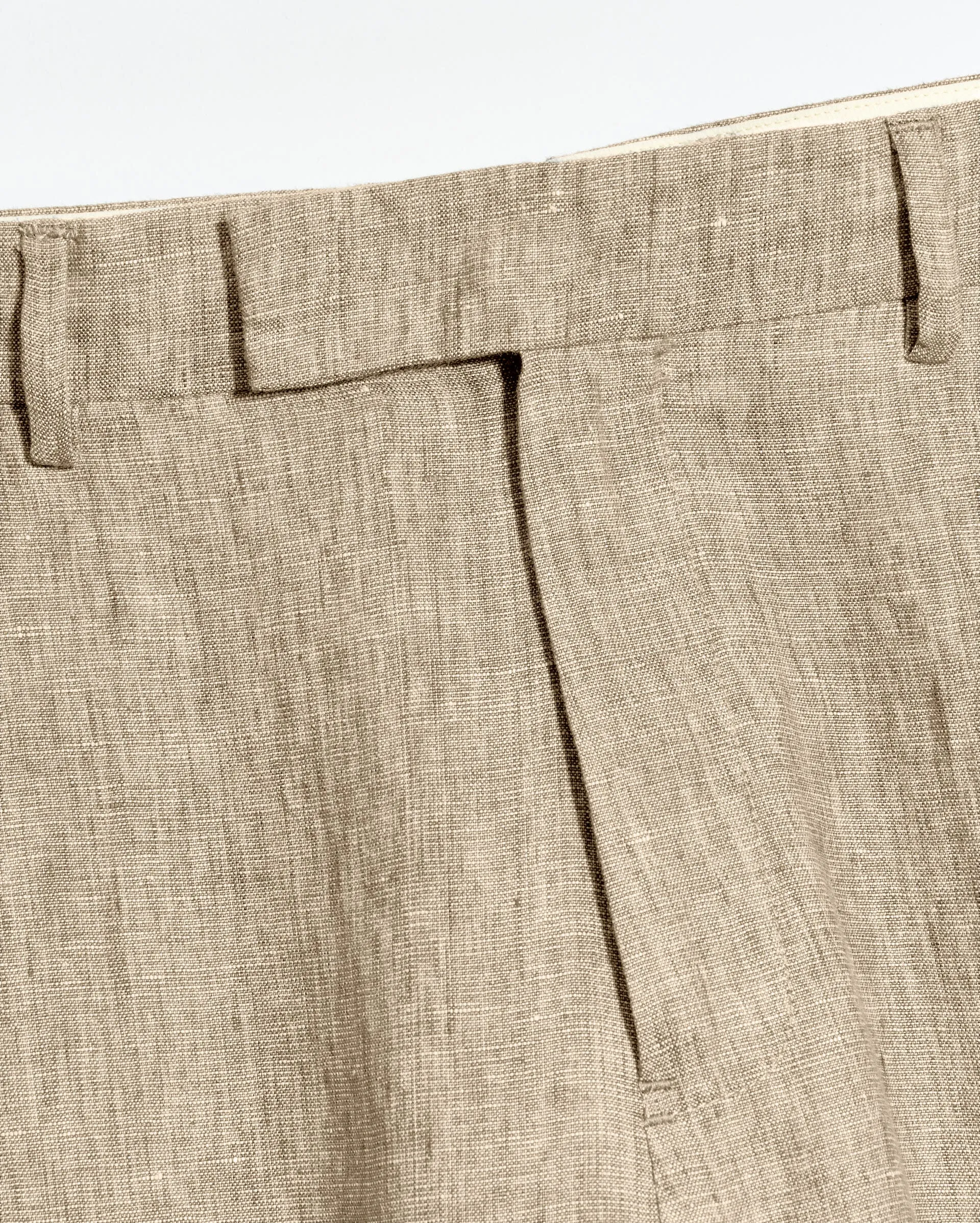 Linen Flat Front Trouser sold by Billy Reid product image thumbnail 2
