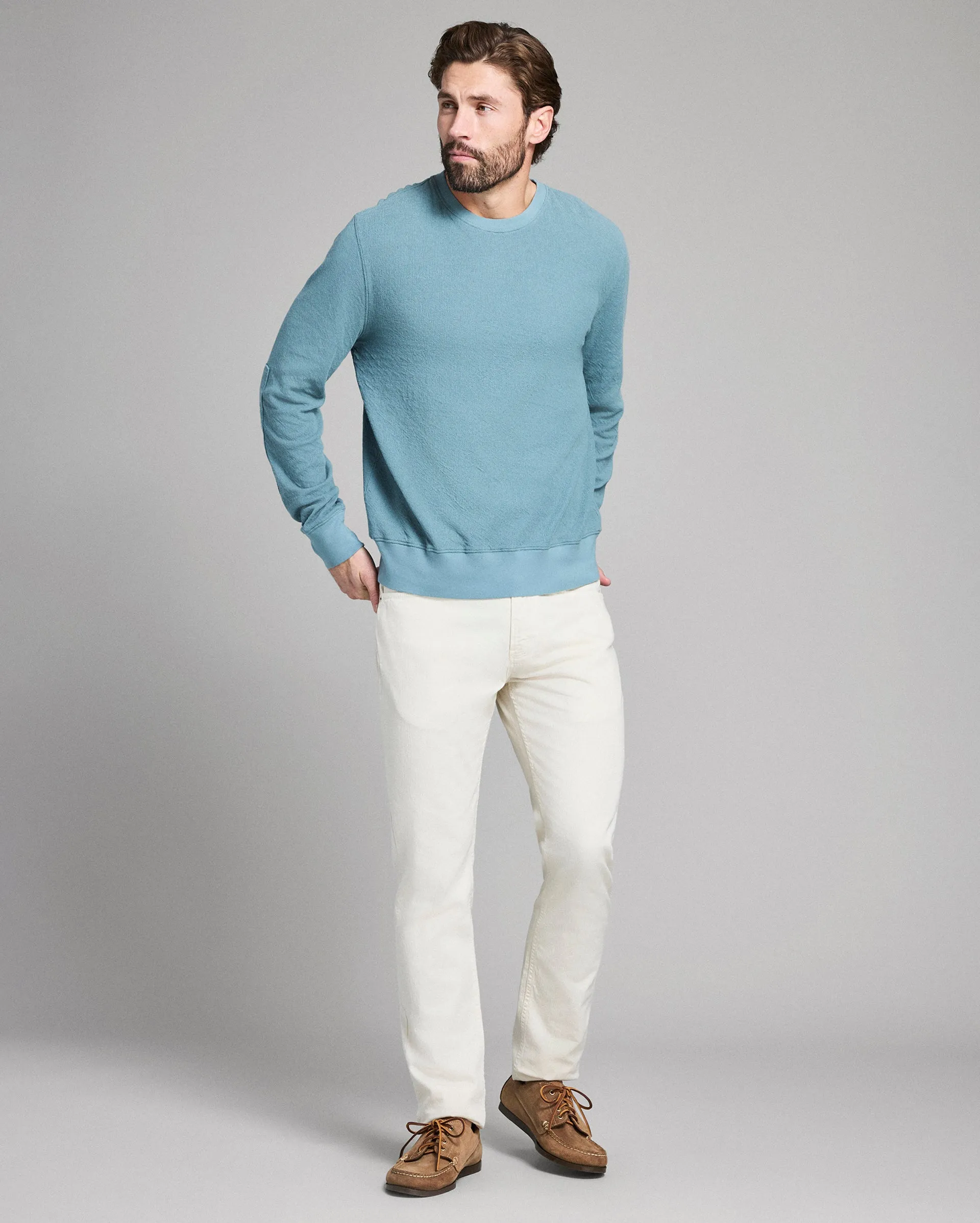 Crinkle Rib Crew sold by Billy Reid product image thumbnail 3