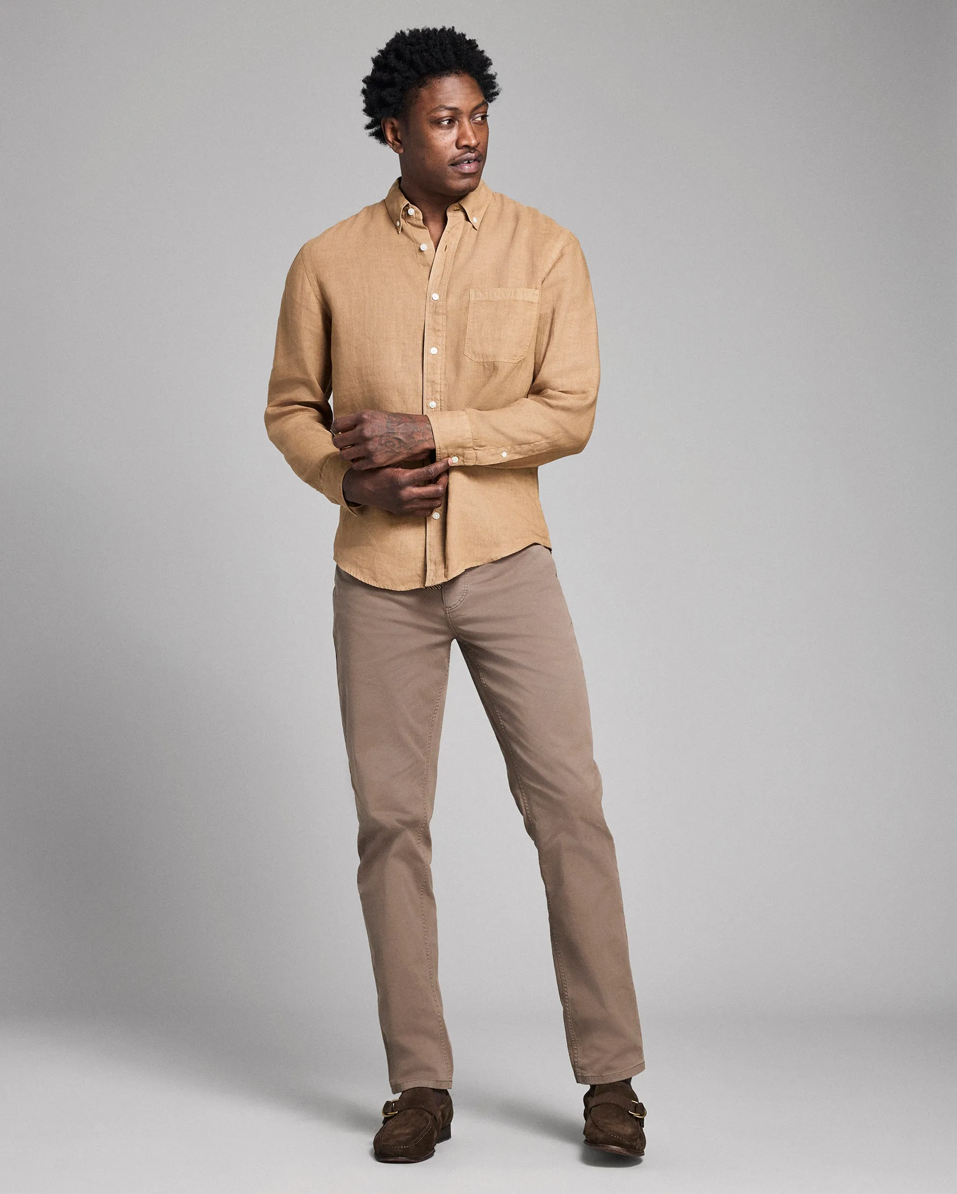 Tuscumbia Linen Shirt Button Down sold by Billy Reid product image thumbnail 3