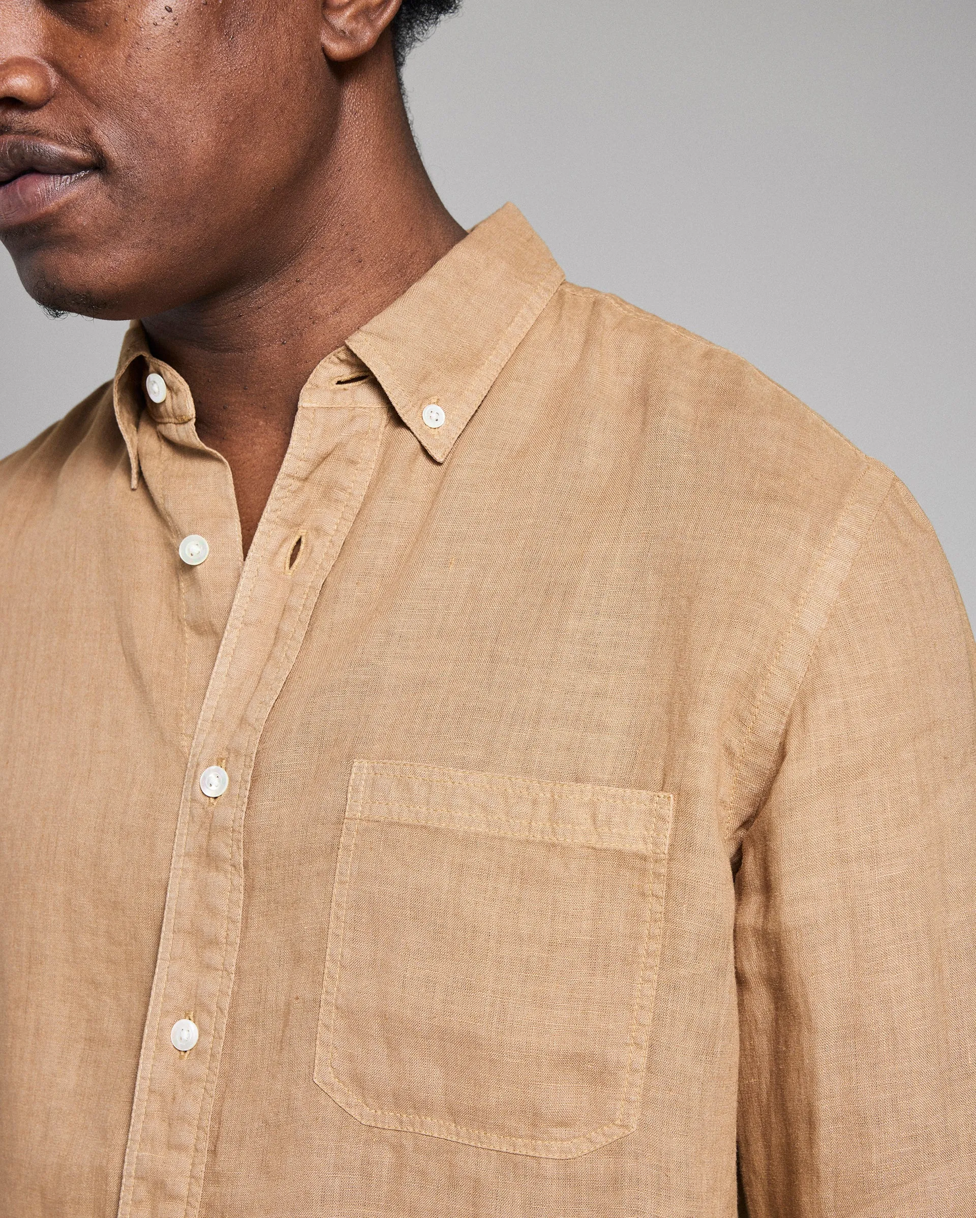 Tuscumbia Linen Shirt Button Down sold by Billy Reid product image thumbnail 4