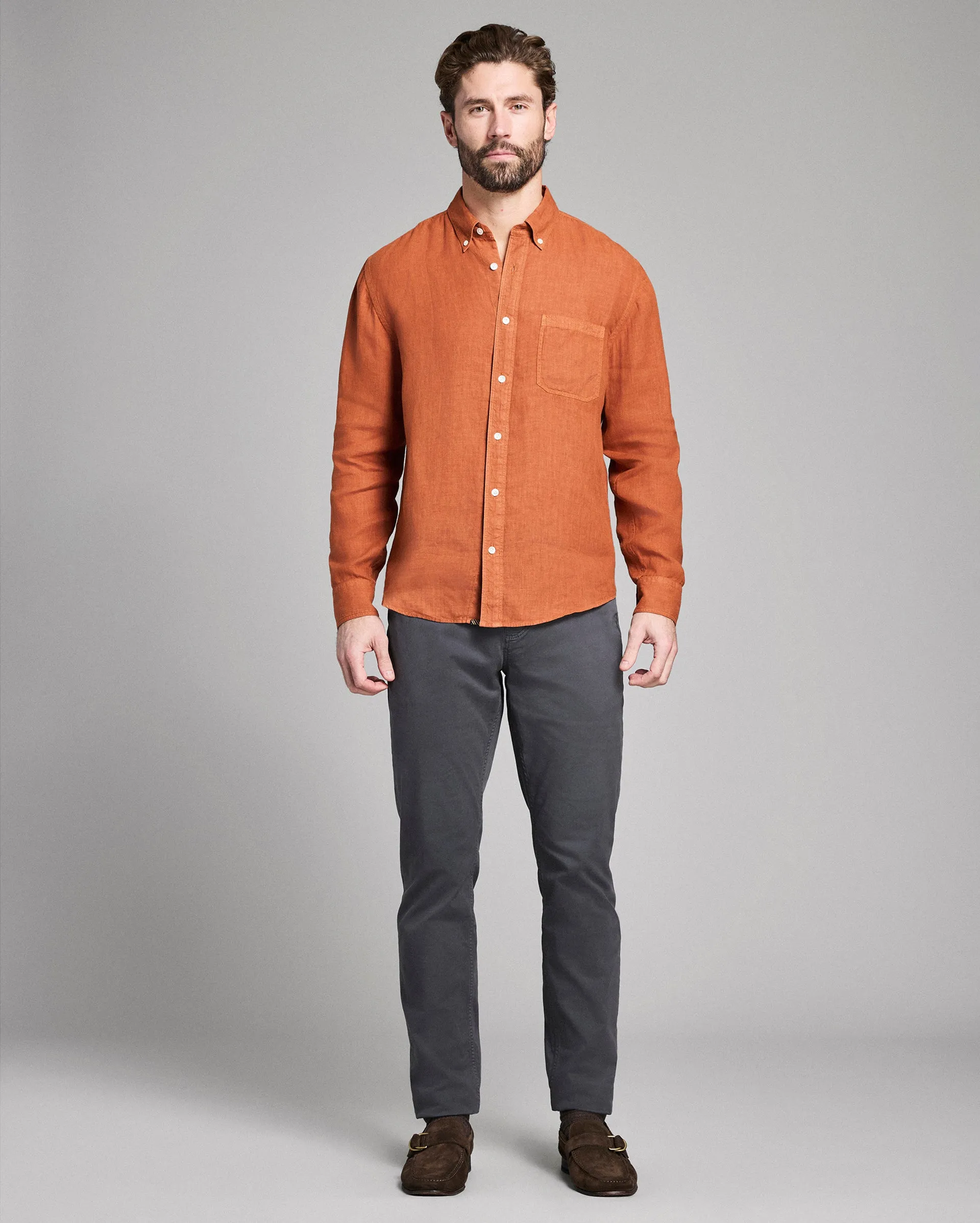 Tuscumbia Linen Shirt Button Down sold by Billy Reid product image thumbnail 2