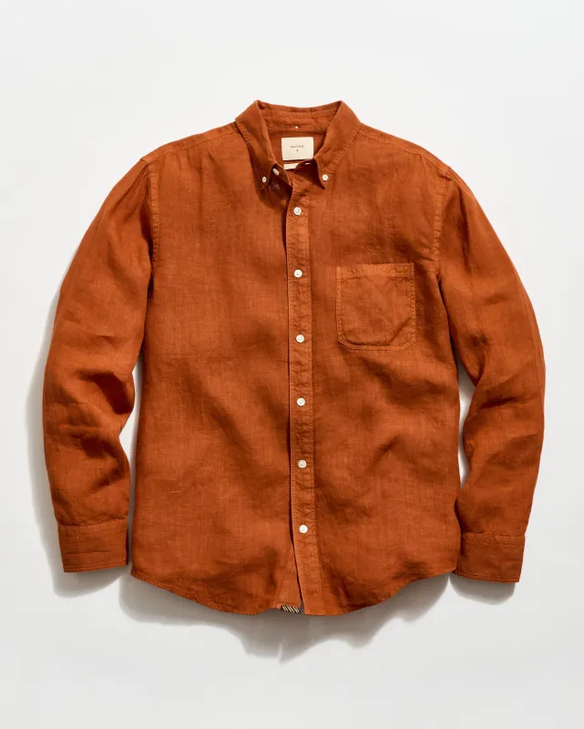 Tuscumbia Linen Shirt Button Down sold by Billy Reid