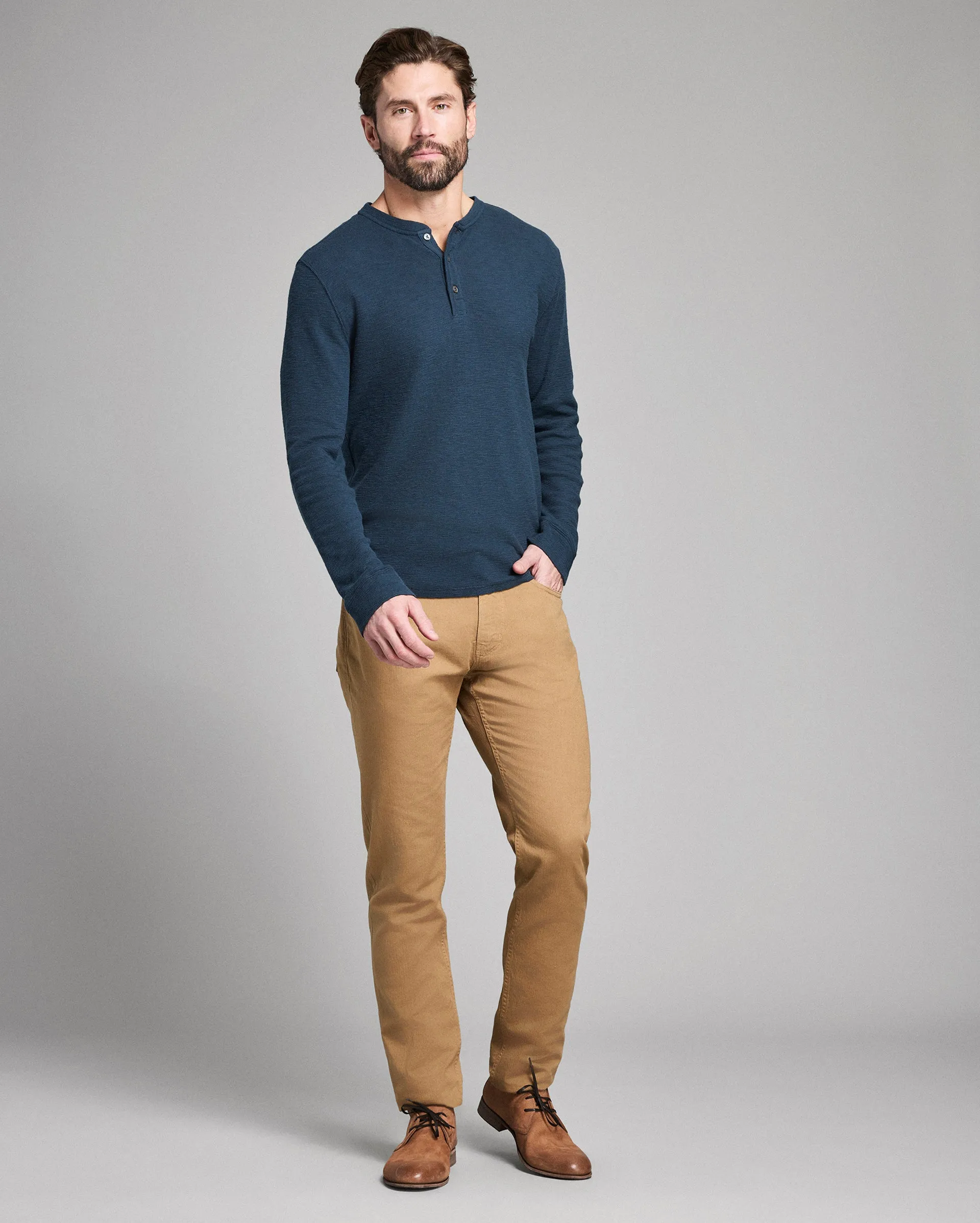 Slub Tuck Henley sold by Billy Reid product image thumbnail 3