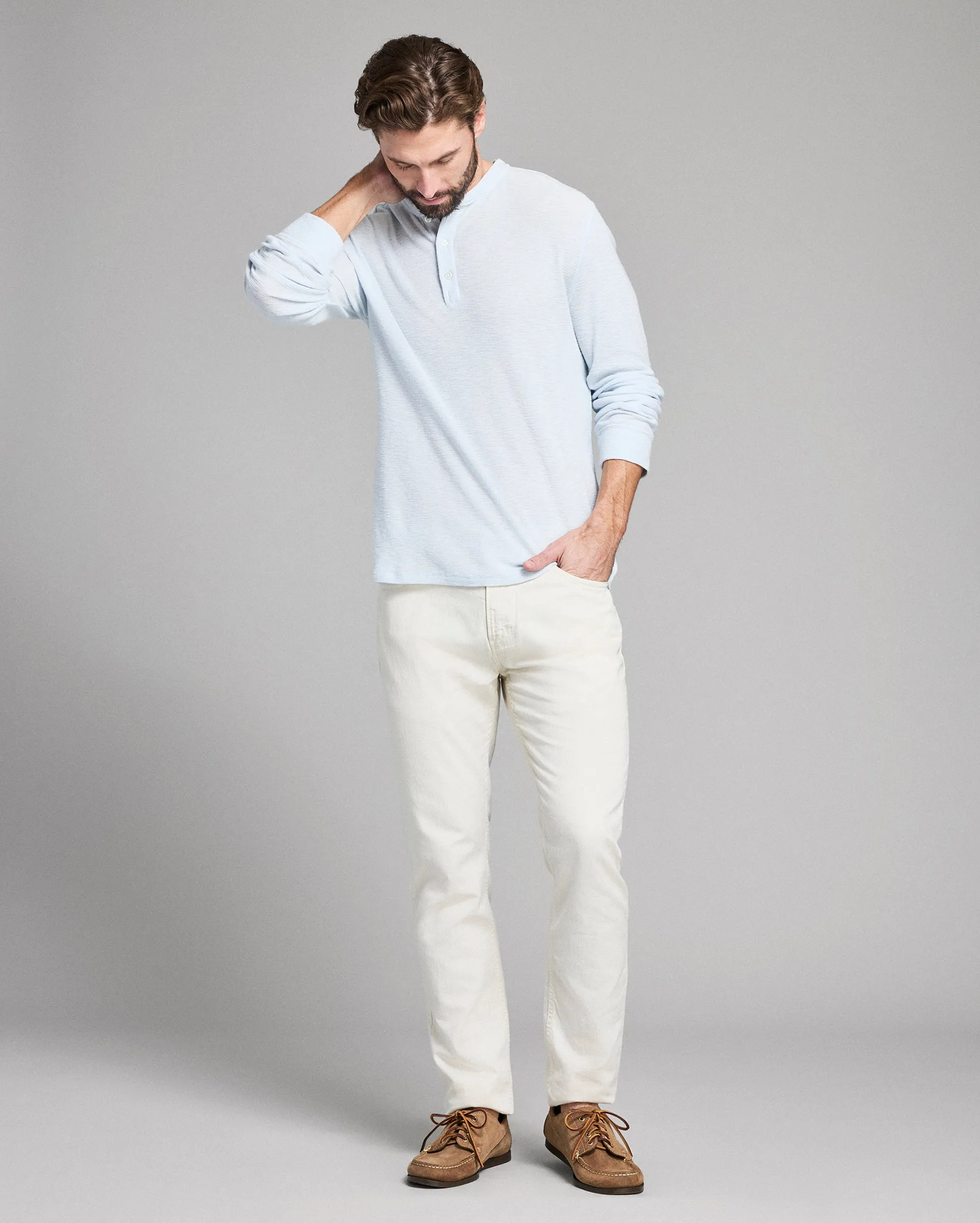 Slub Tuck Henley sold by Billy Reid product image thumbnail 3