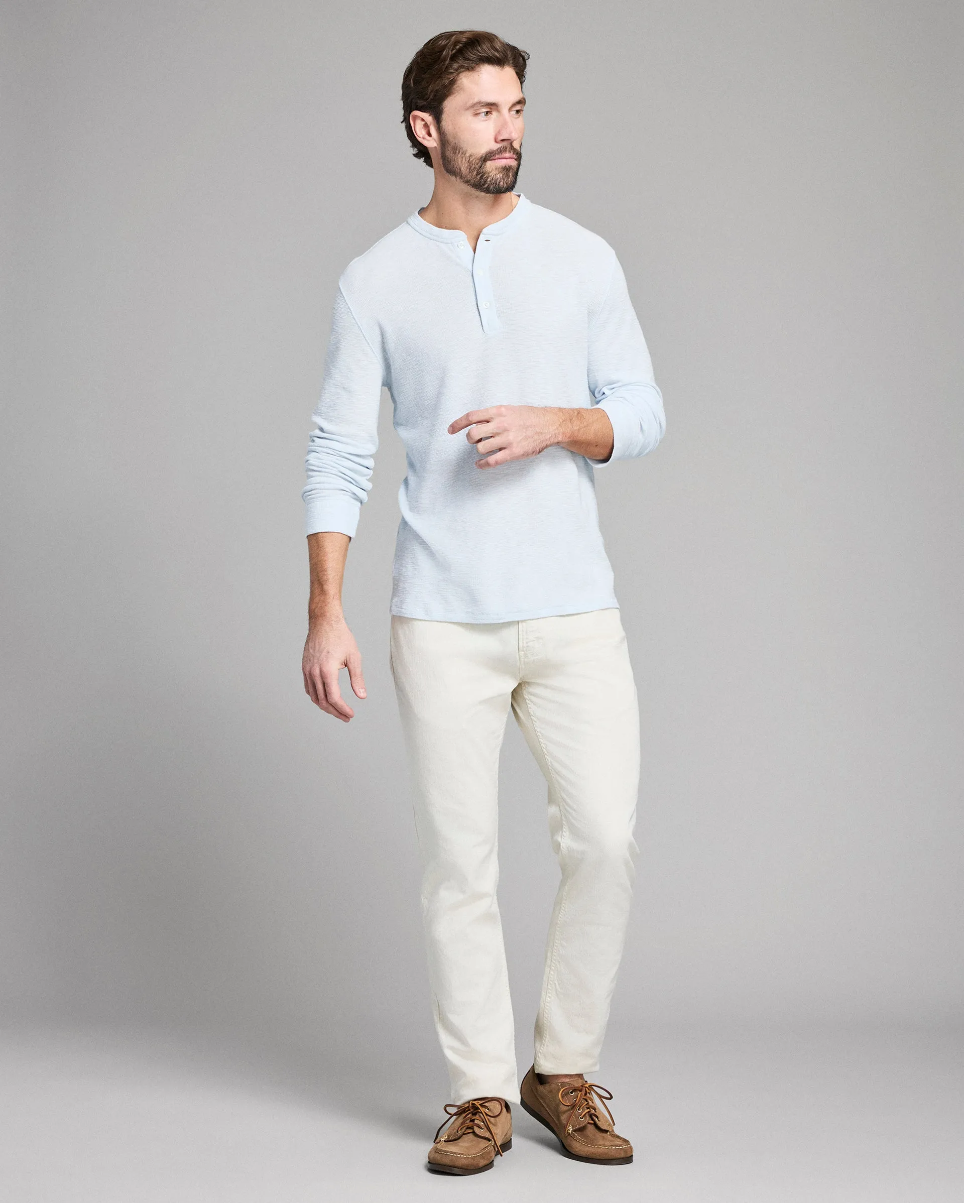 Slub Tuck Henley sold by Billy Reid product image thumbnail 2