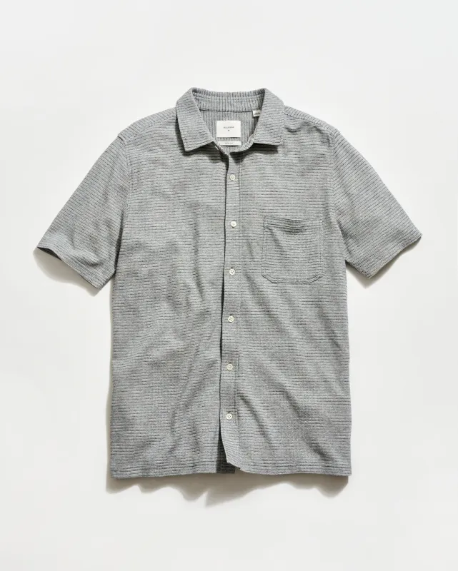 Short Sleeve Textured Treme Knit Shirt made by Billy Reid