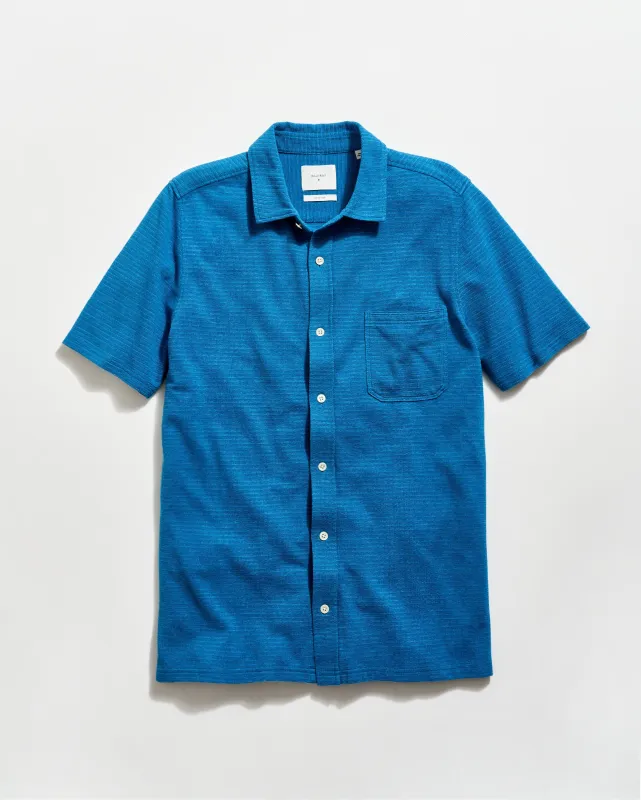 Short Sleeve Textured Treme Knit Shirt made by Billy Reid