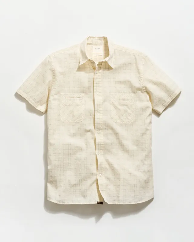 Short Sleeve Corded Plaid Donelson Shirt made by Billy Reid