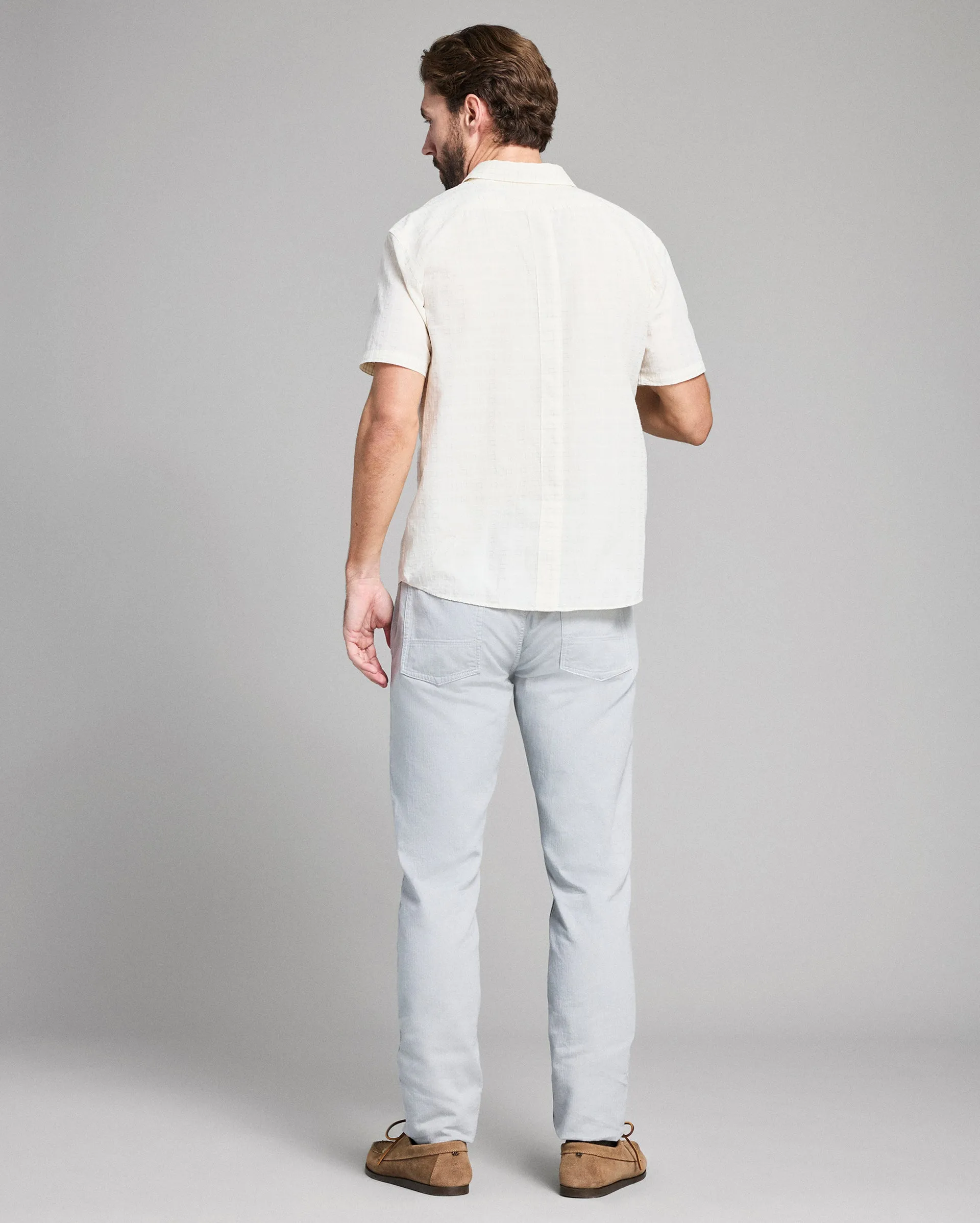 Short Sleeve Corded Plaid Donelson Shirt sold by Billy Reid product image thumbnail 3