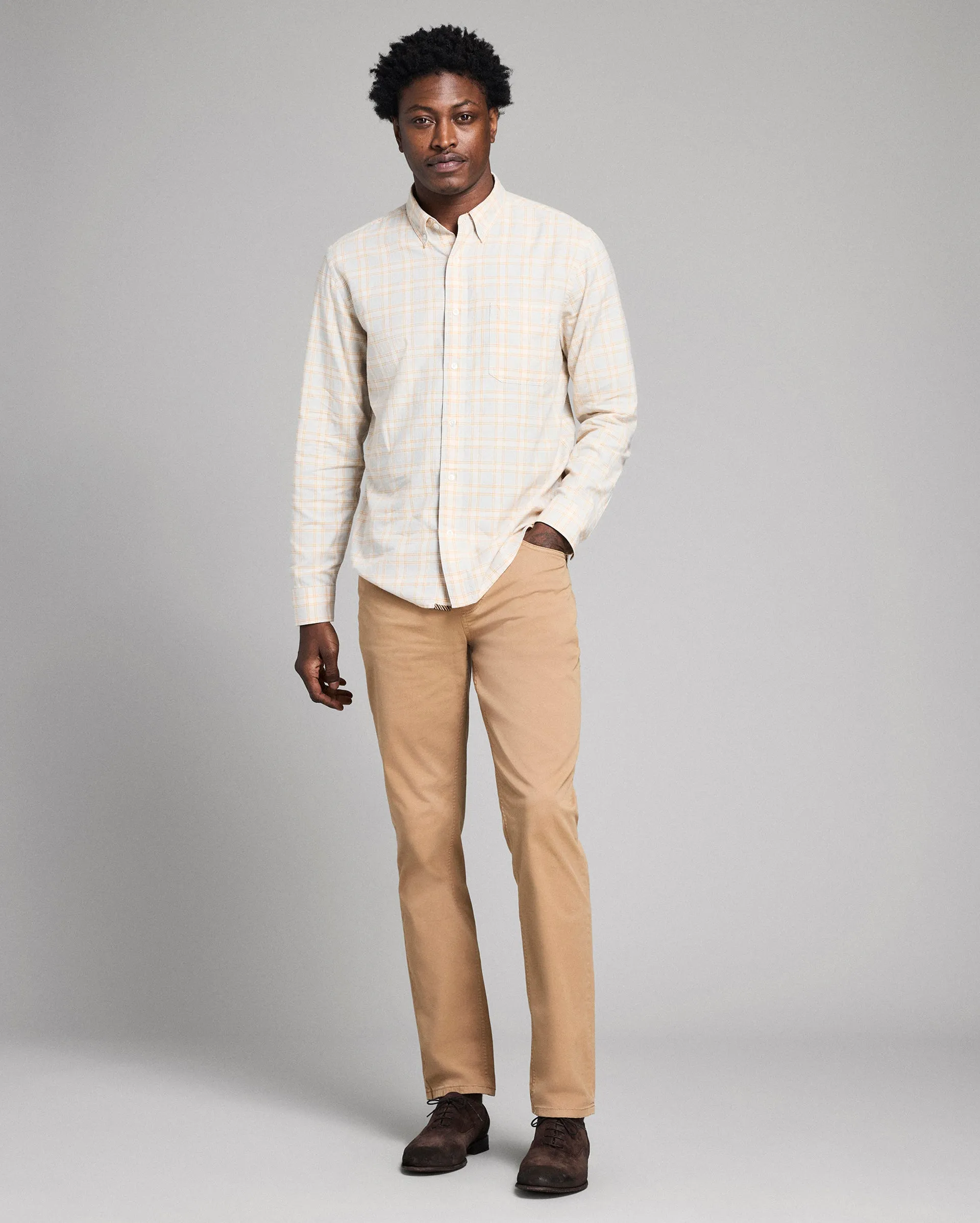 Melange Plaid Tuscumbia Shirt Button Down sold by Billy Reid product image thumbnail 2