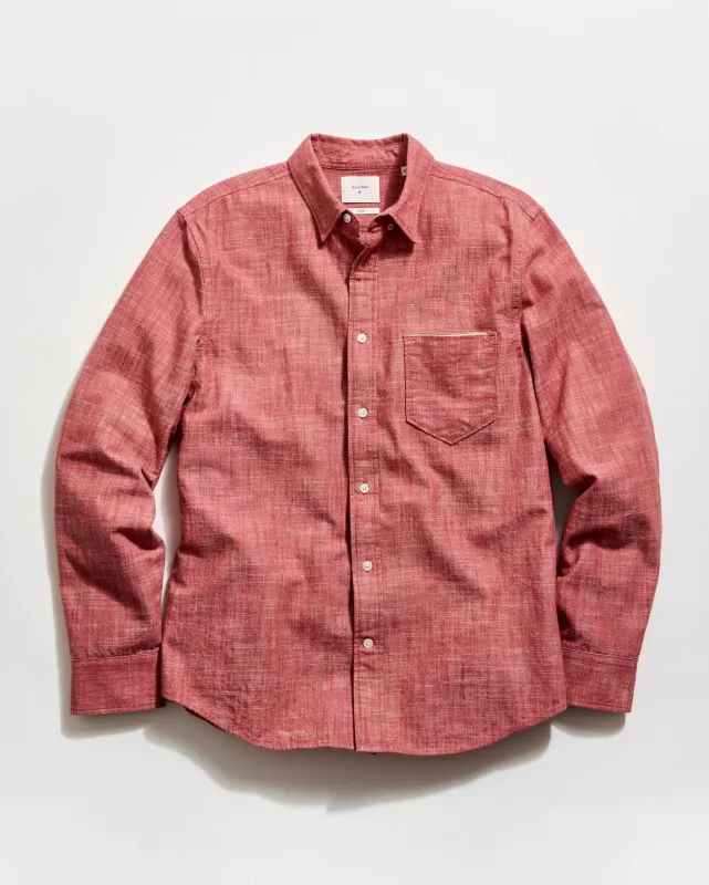 Slub Cotton MSL 1-Pocket Shirt made by Billy Reid