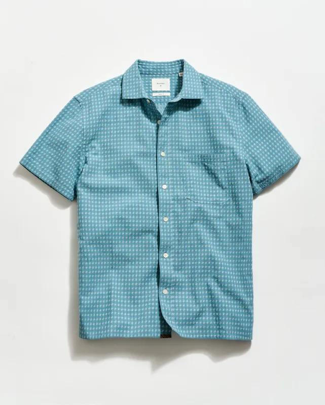 Short Sleeve Check Dobby Treme Shirt made by Billy Reid