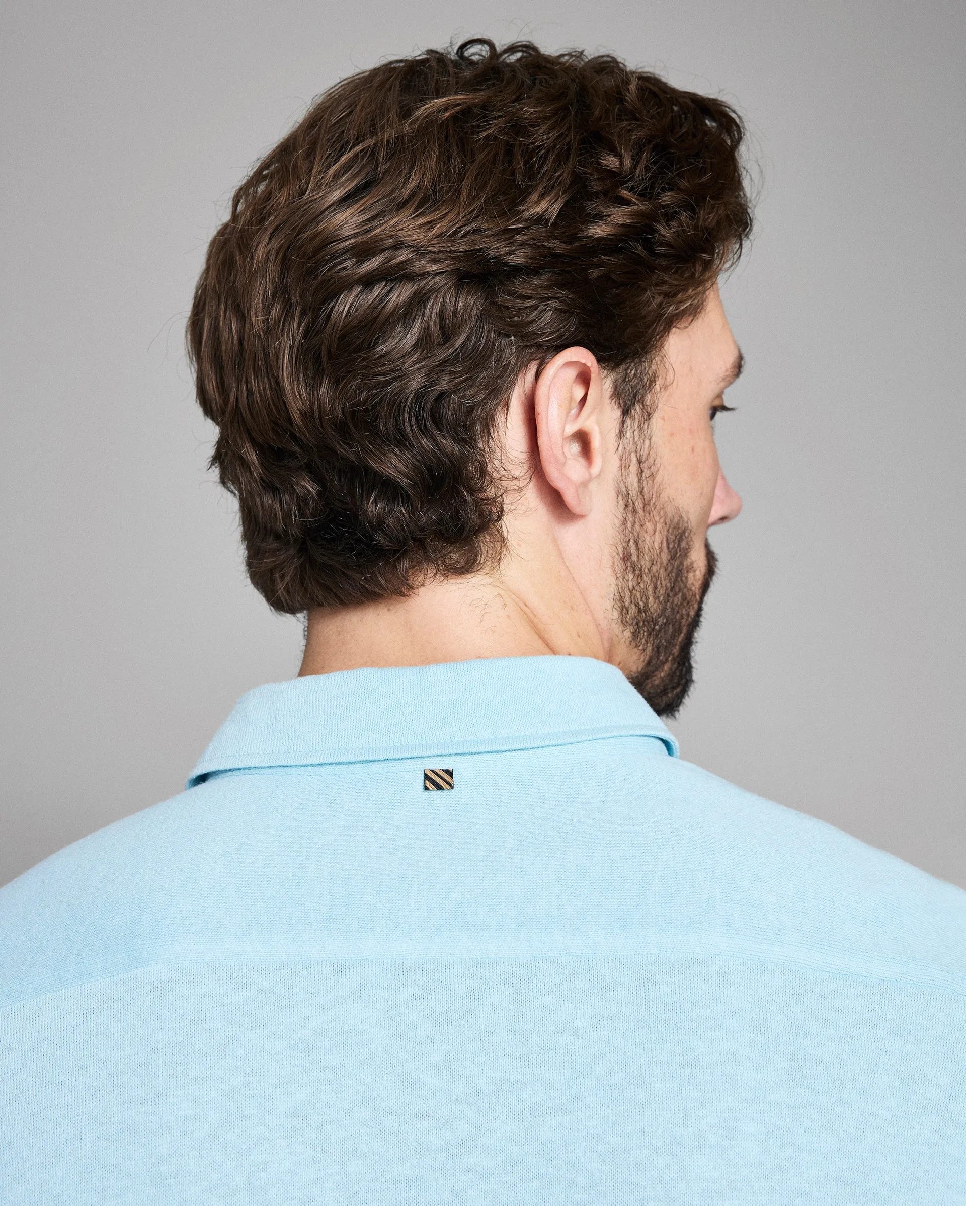 Short Sleeve Hemp Cotton Knit Shirt sold by Billy Reid product image thumbnail 5