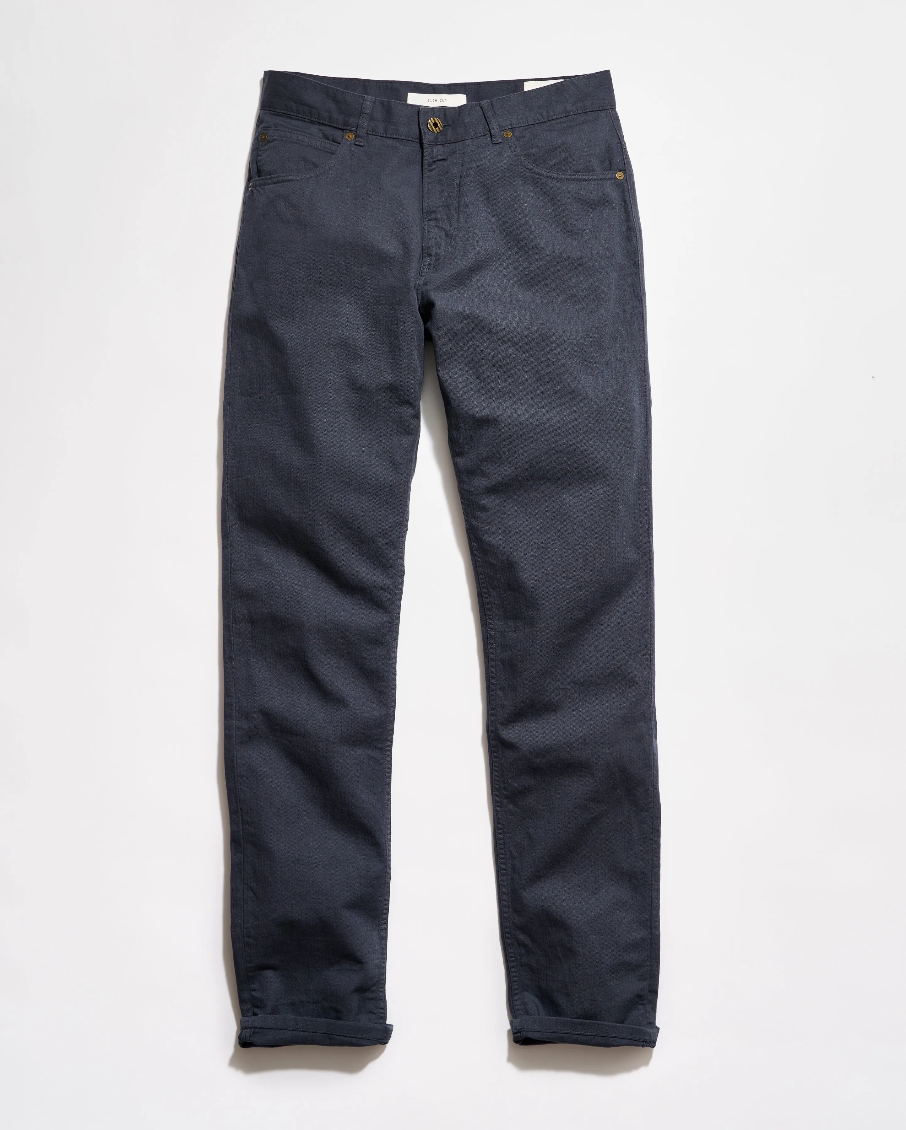Cotton Linen 5 Pocket Pant sold by Billy Reid
