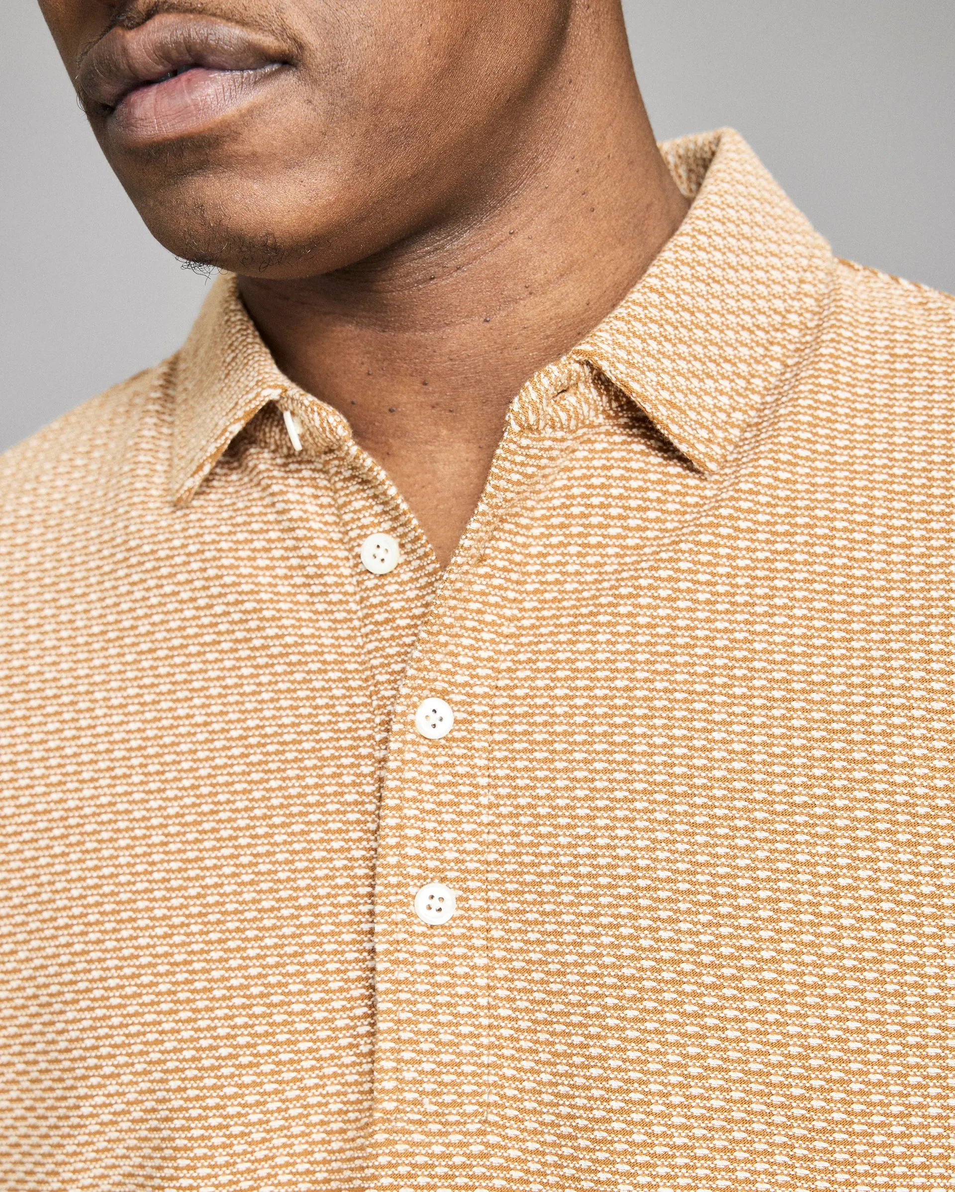 Domino Jacquard Polo sold by Billy Reid product image thumbnail 4