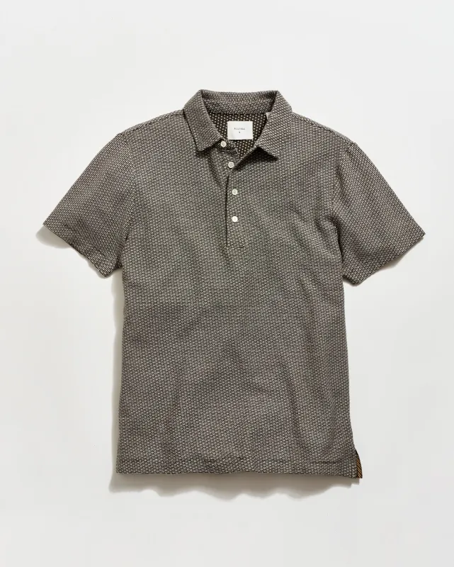 Domino Jacquard Polo made by Billy Reid
