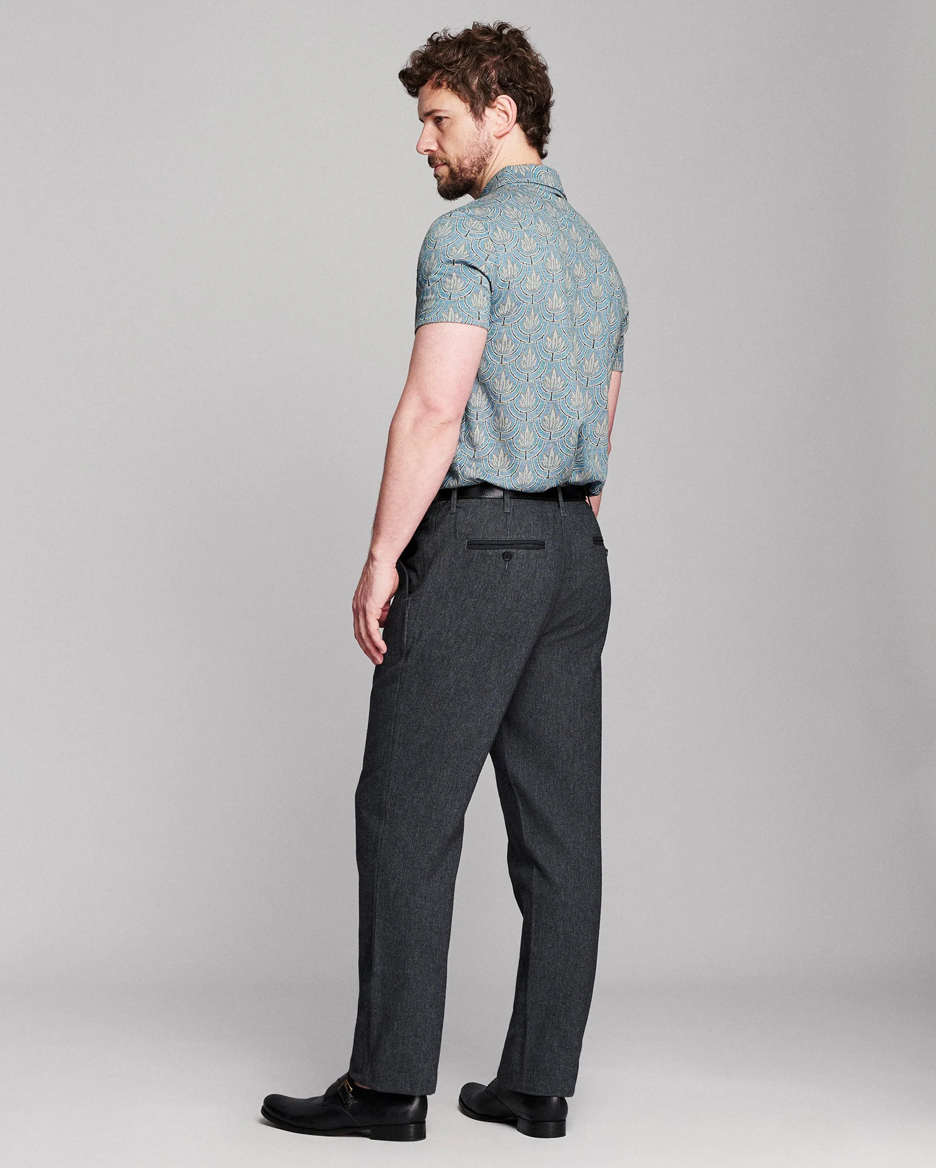 Numajiri Andrews Floral Polo sold by Billy Reid product image thumbnail 3