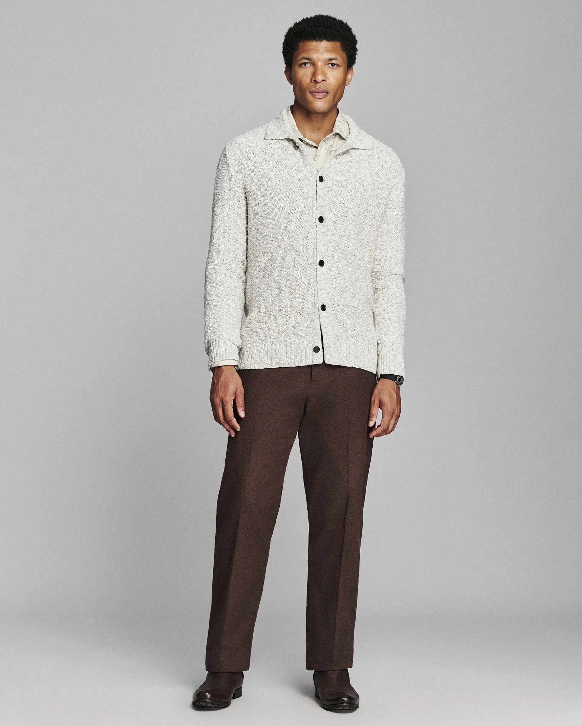 Lima Ladder Stitch Cardigan sold by Billy Reid product image thumbnail 5