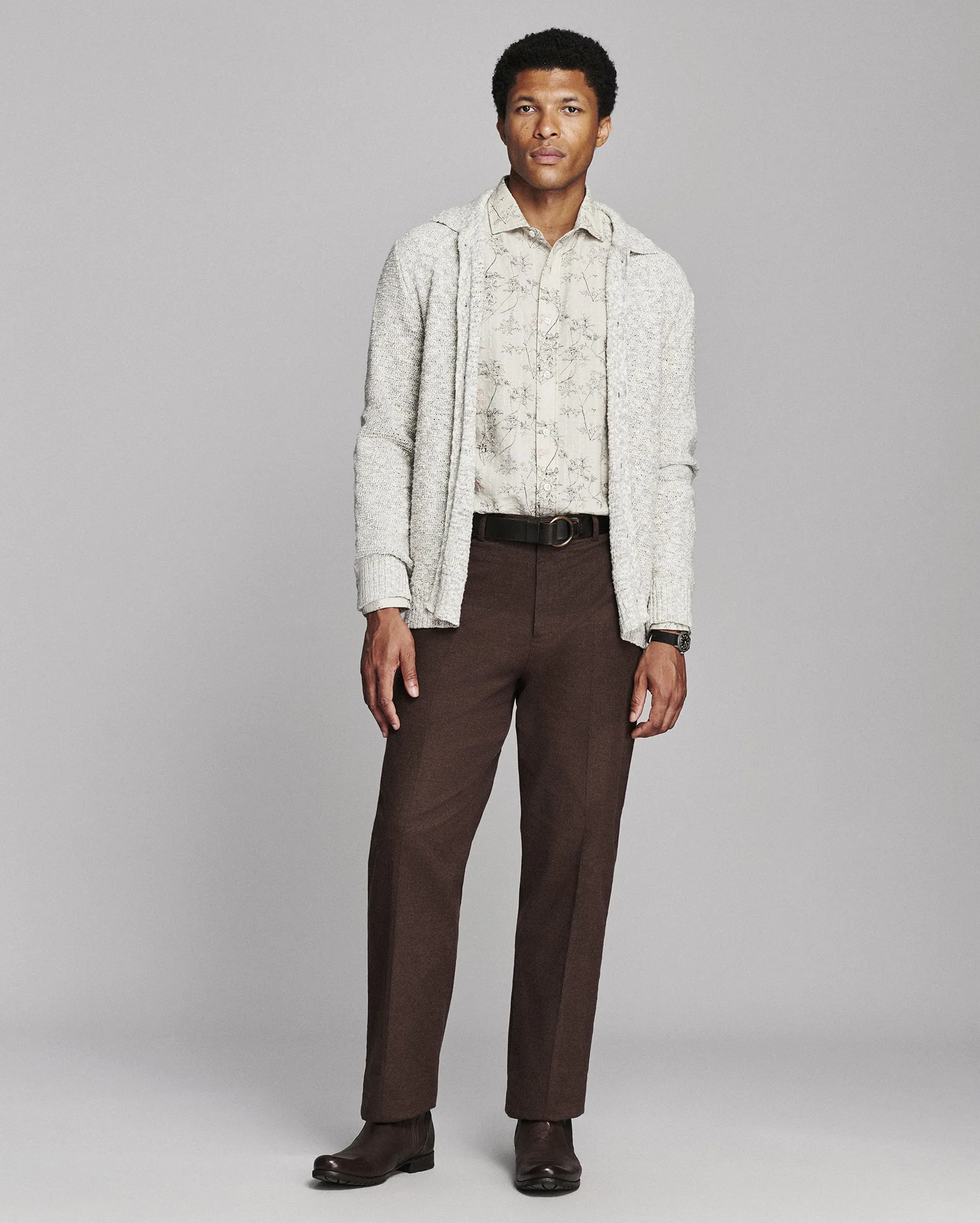 Lima Ladder Stitch Cardigan sold by Billy Reid product image thumbnail 2