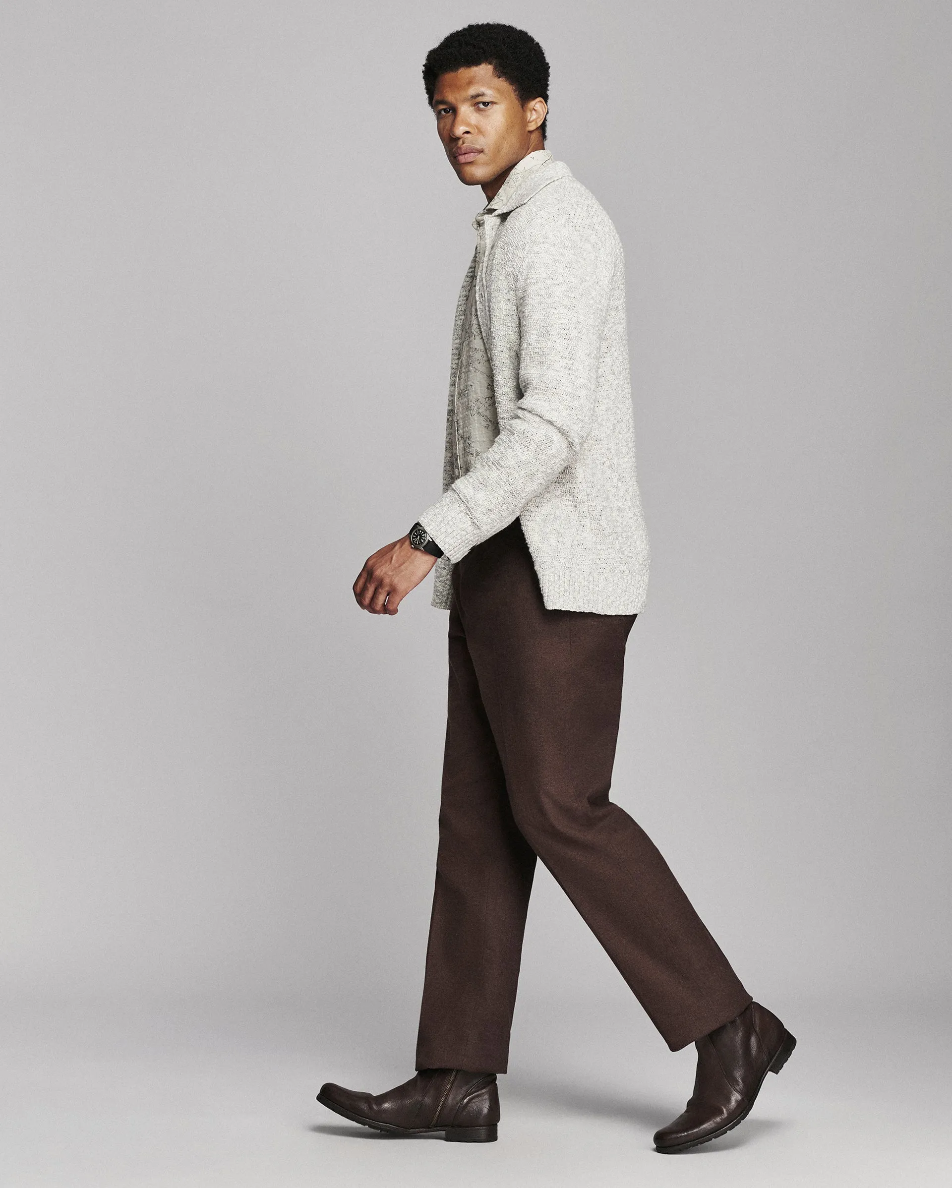 Lima Ladder Stitch Cardigan sold by Billy Reid product image thumbnail 4