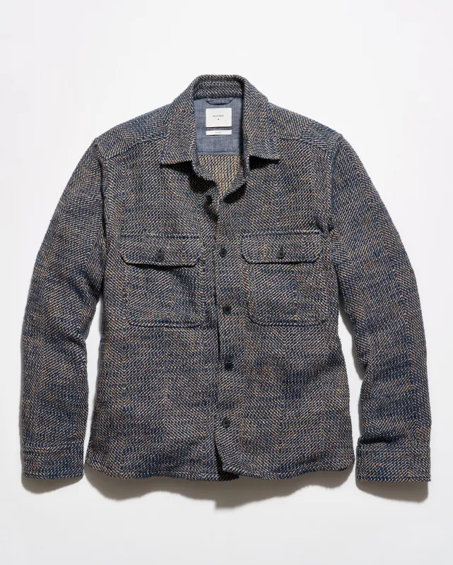 Herringbone CPO Overshirt made by Billy Reid
