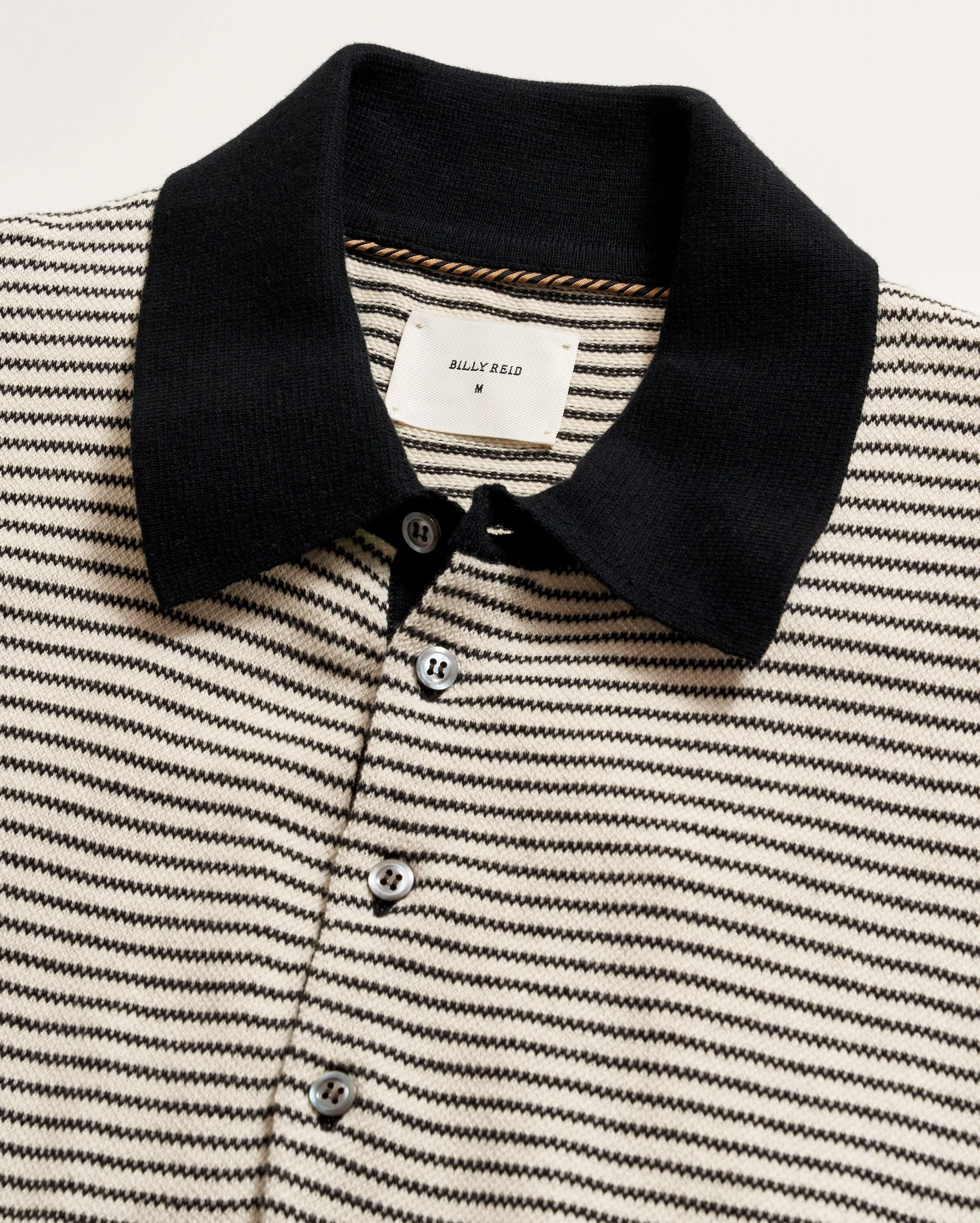 Stripe Sweater Polo sold by Billy Reid product image thumbnail 3