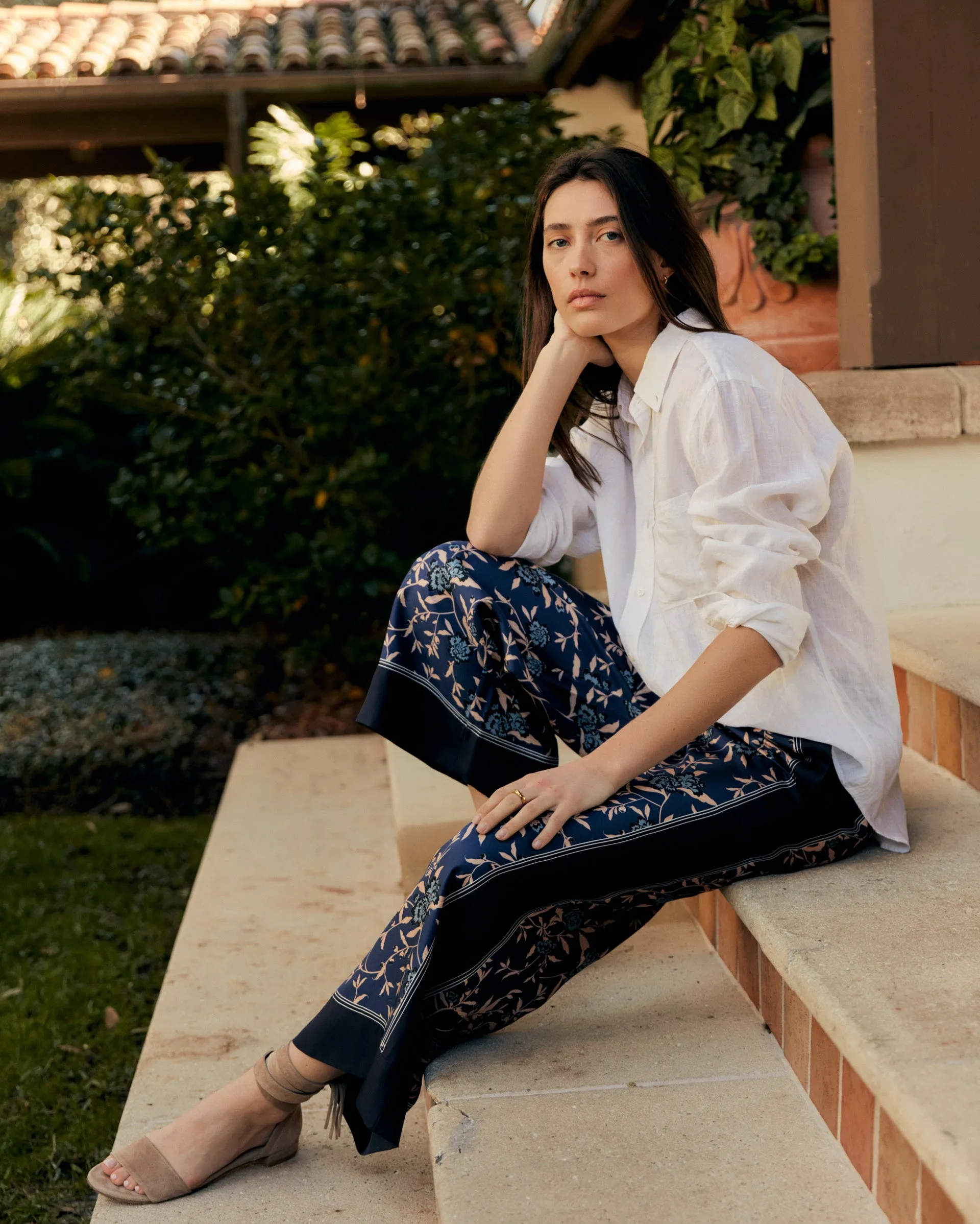 Garden Floral Printed Pant sold by Billy Reid product image thumbnail 3