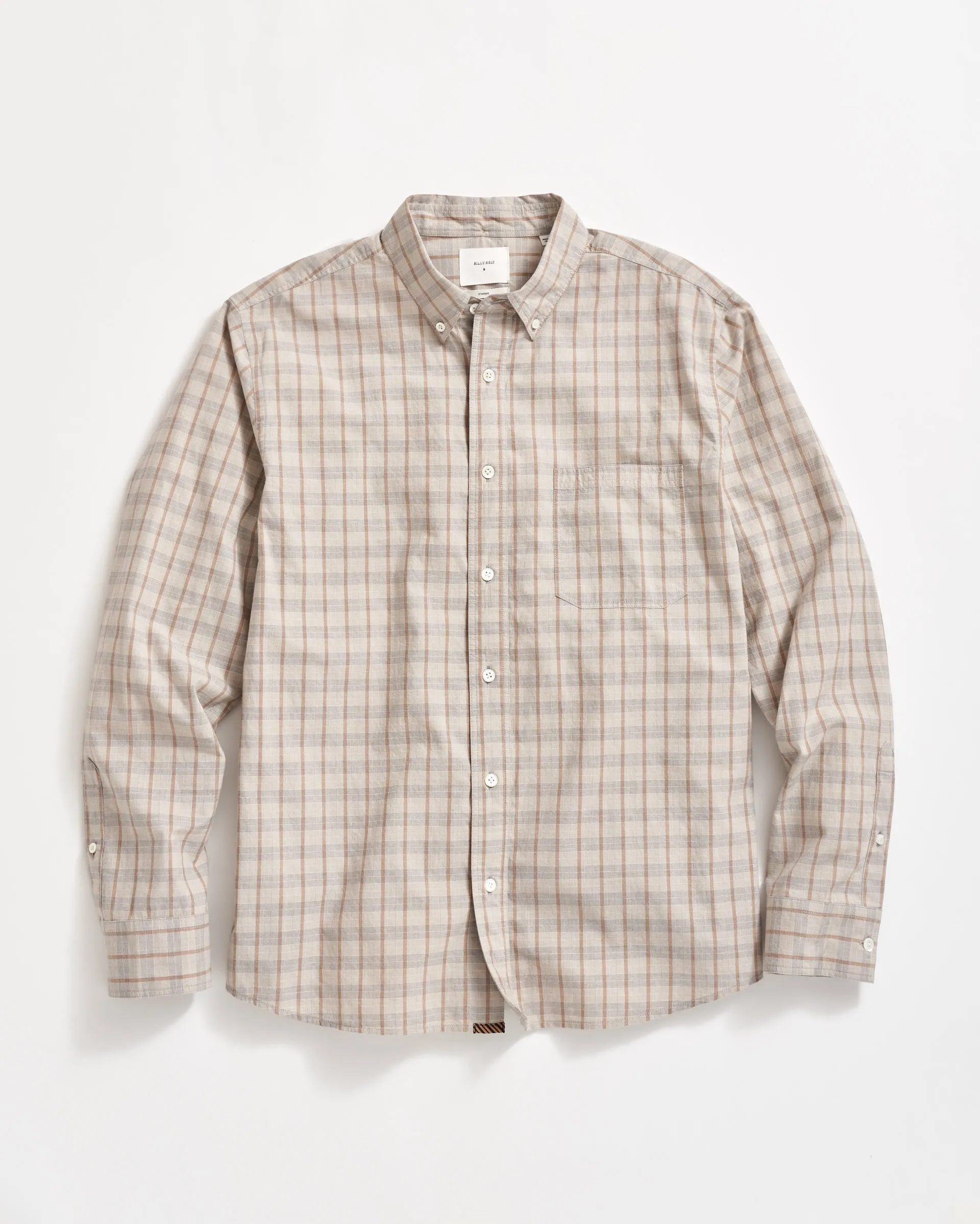 Stripe Basket Weave Plaid Tuscumbia Shirt Button Down sold by Billy Reid