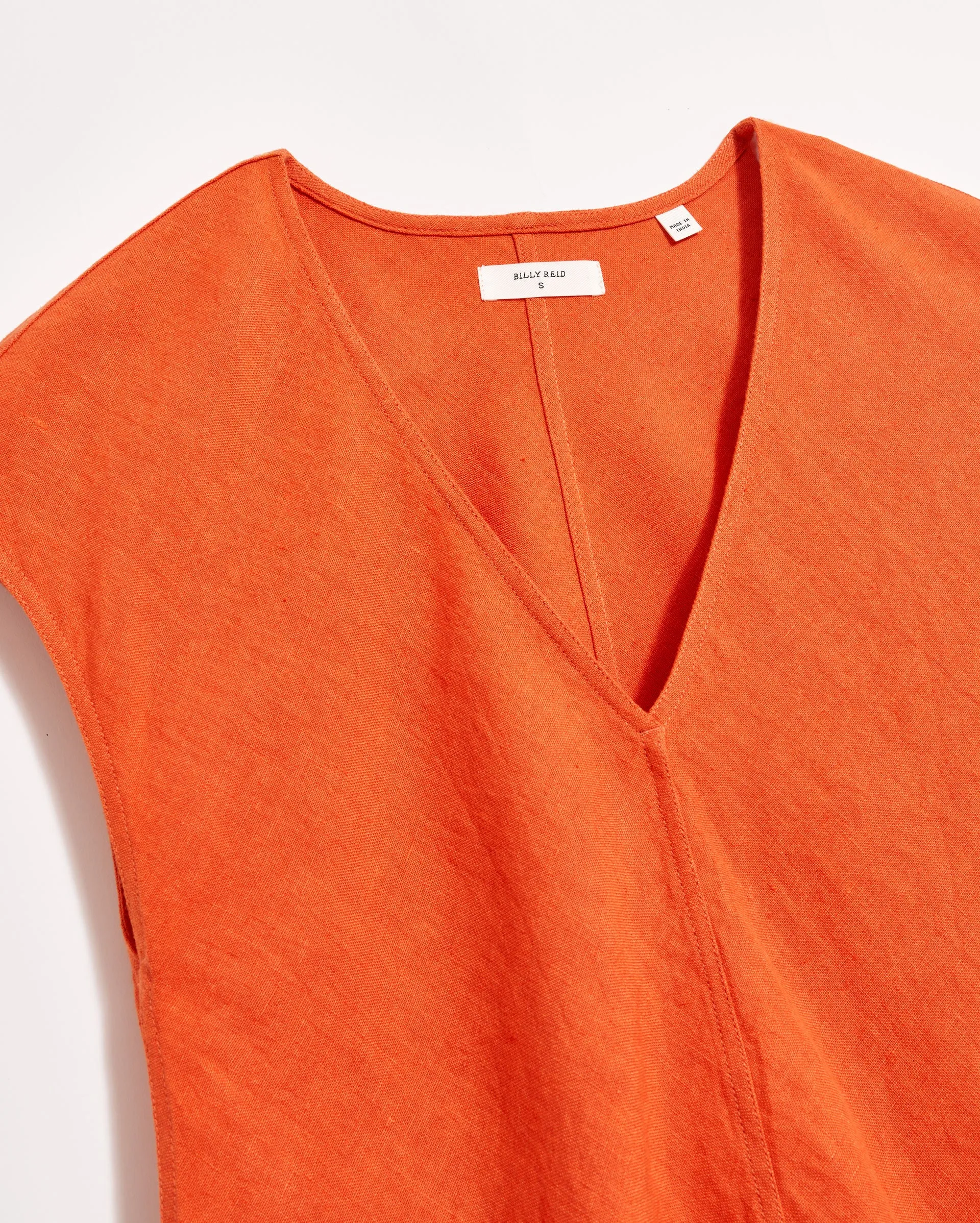 Maxi Bias Linen Dress sold by Billy Reid product image thumbnail 4