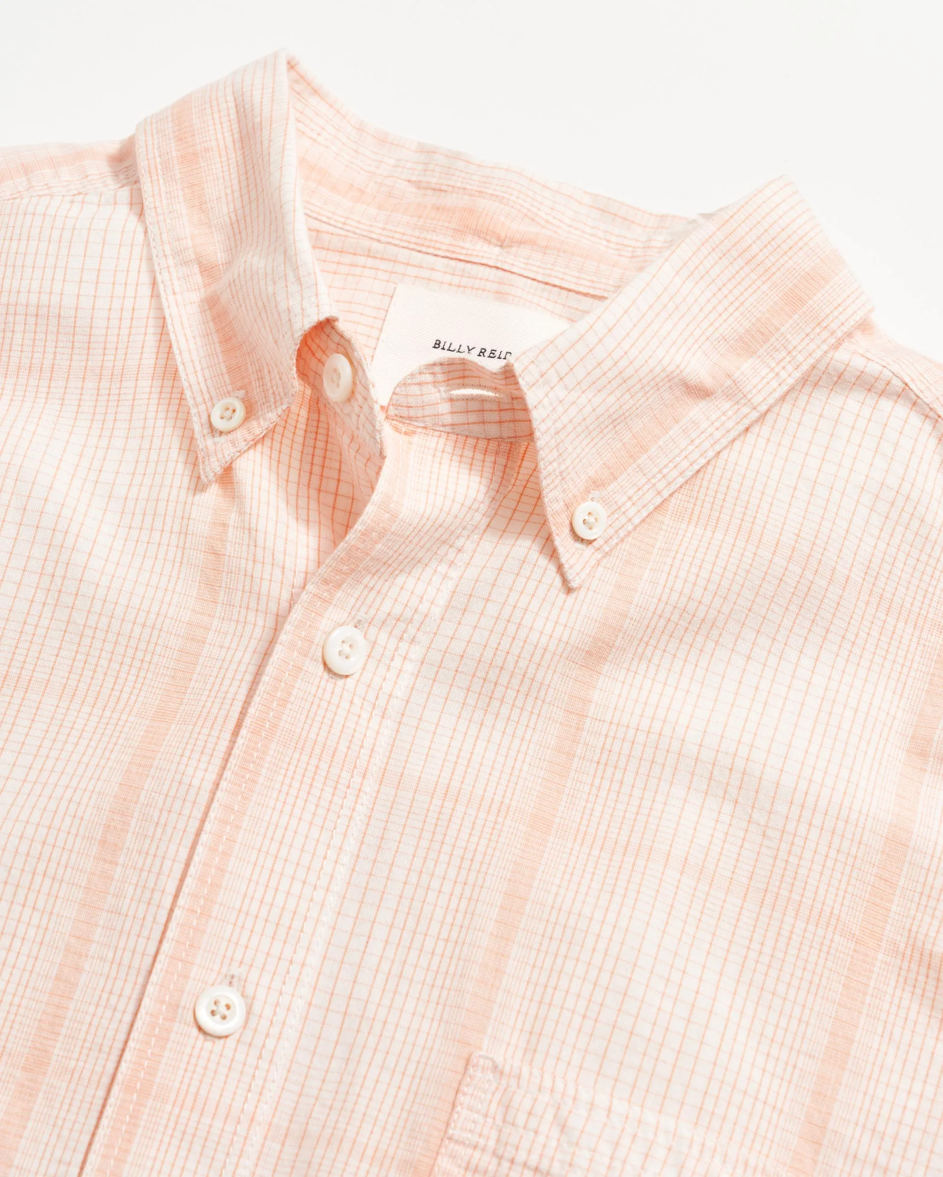 Short Sleeve Line Plaid Tuscumbia Shirt Button Down sold by Billy Reid product image thumbnail 3