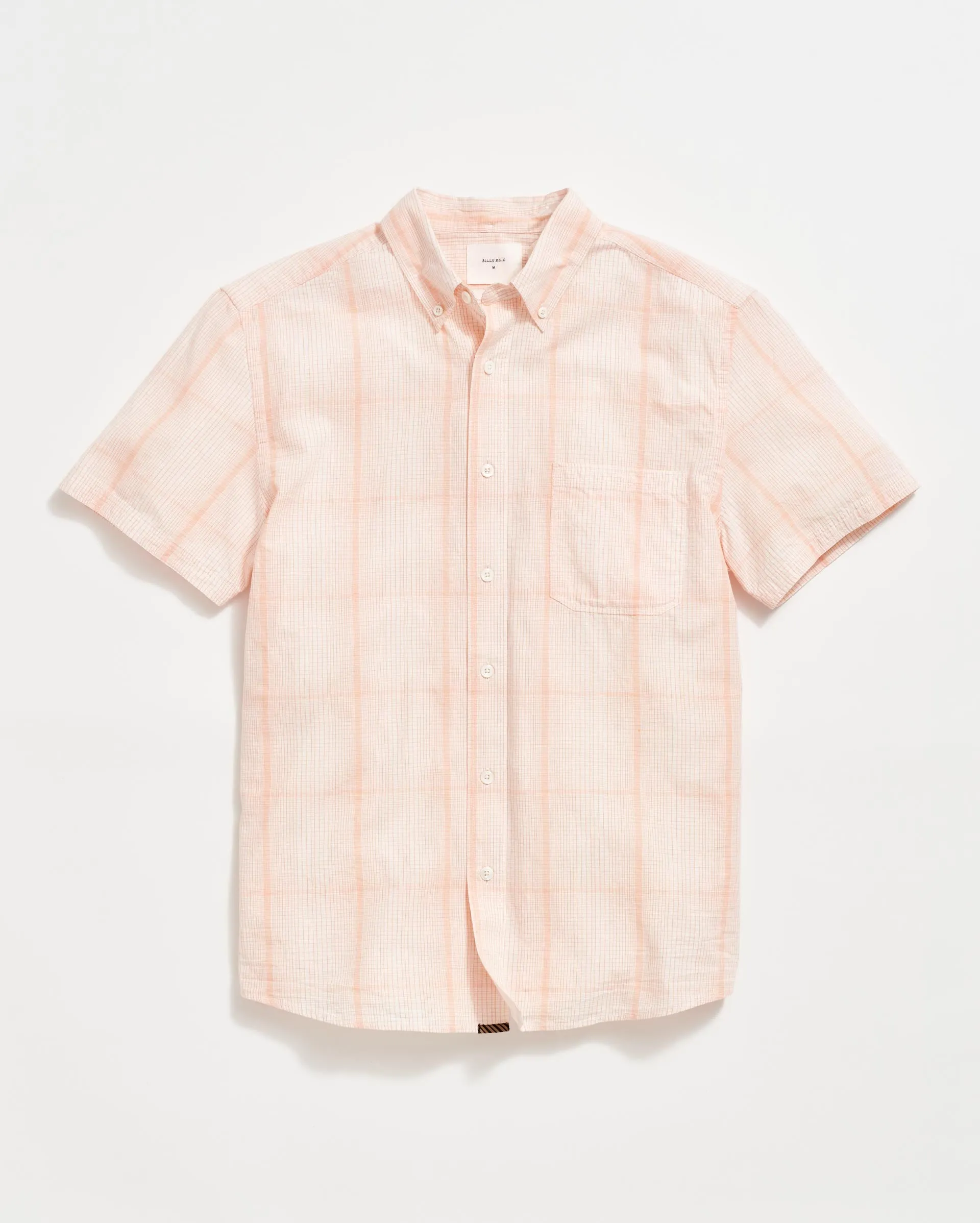 Short Sleeve Line Plaid Tuscumbia Shirt Button Down sold by Billy Reid