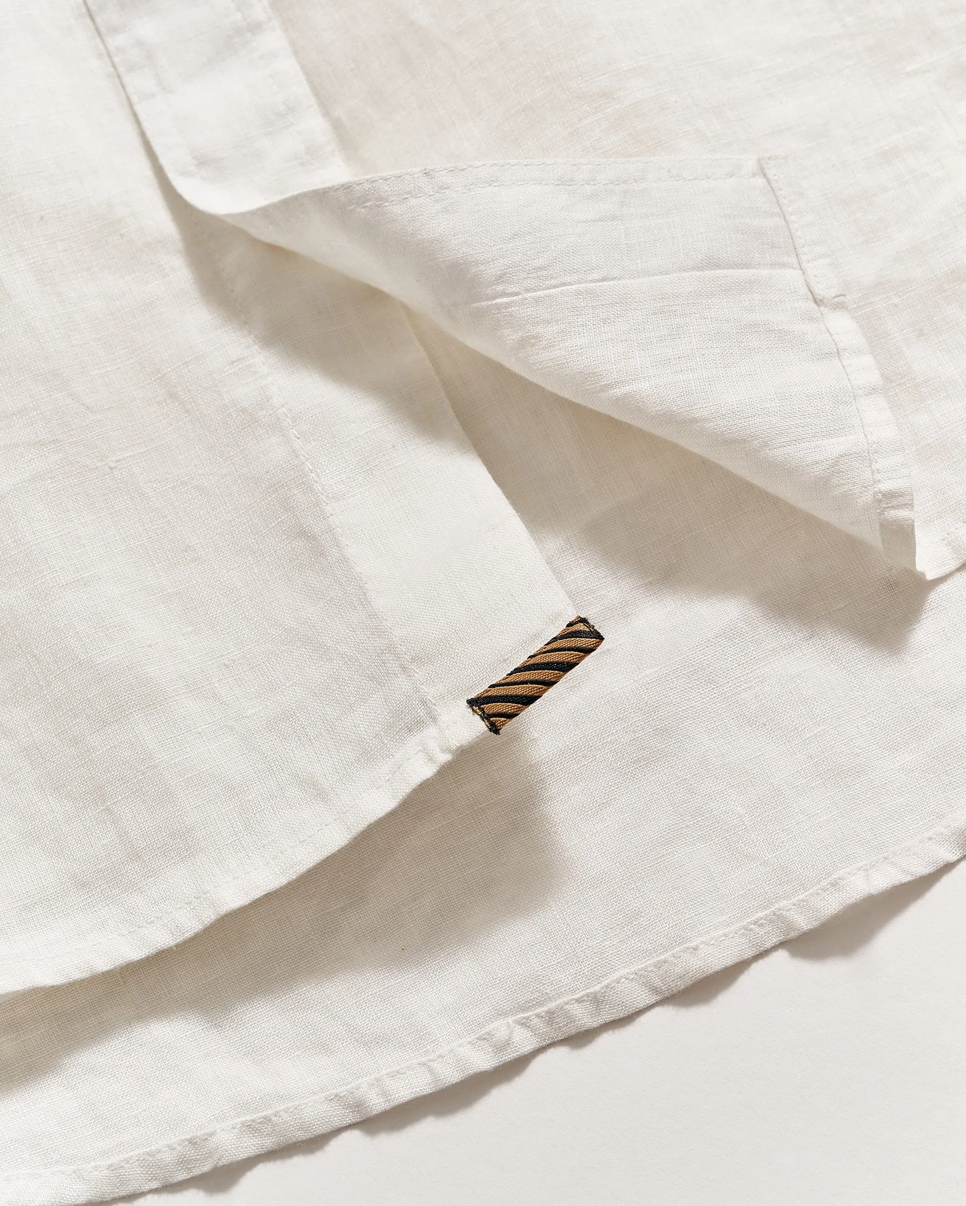 Short Sleeve Linen Tuscumbia Shirt Button Down sold by Billy Reid product image thumbnail 4