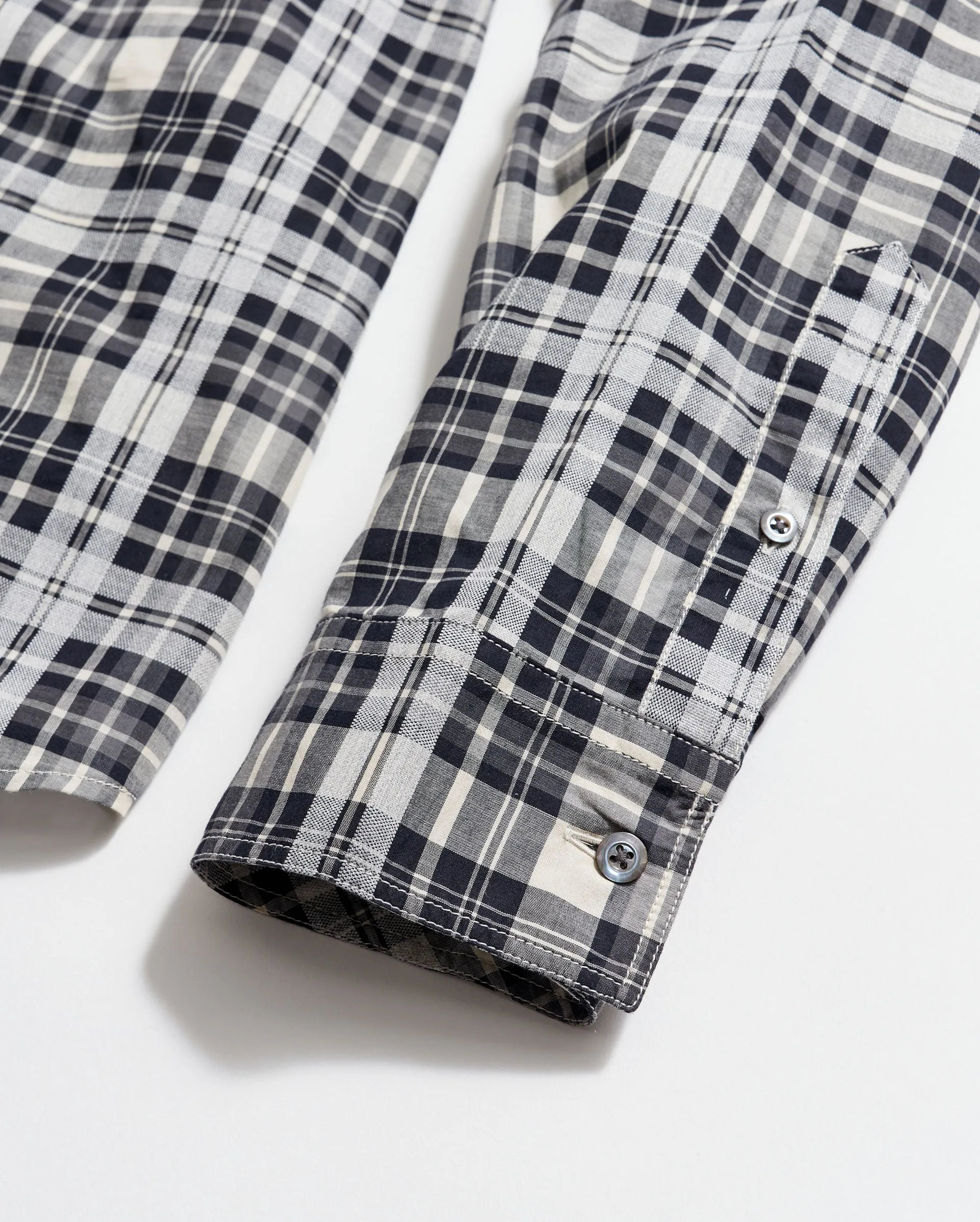 Melange Textural Plaid Tuscumbia Shirt Bd sold by Billy Reid product image thumbnail 4