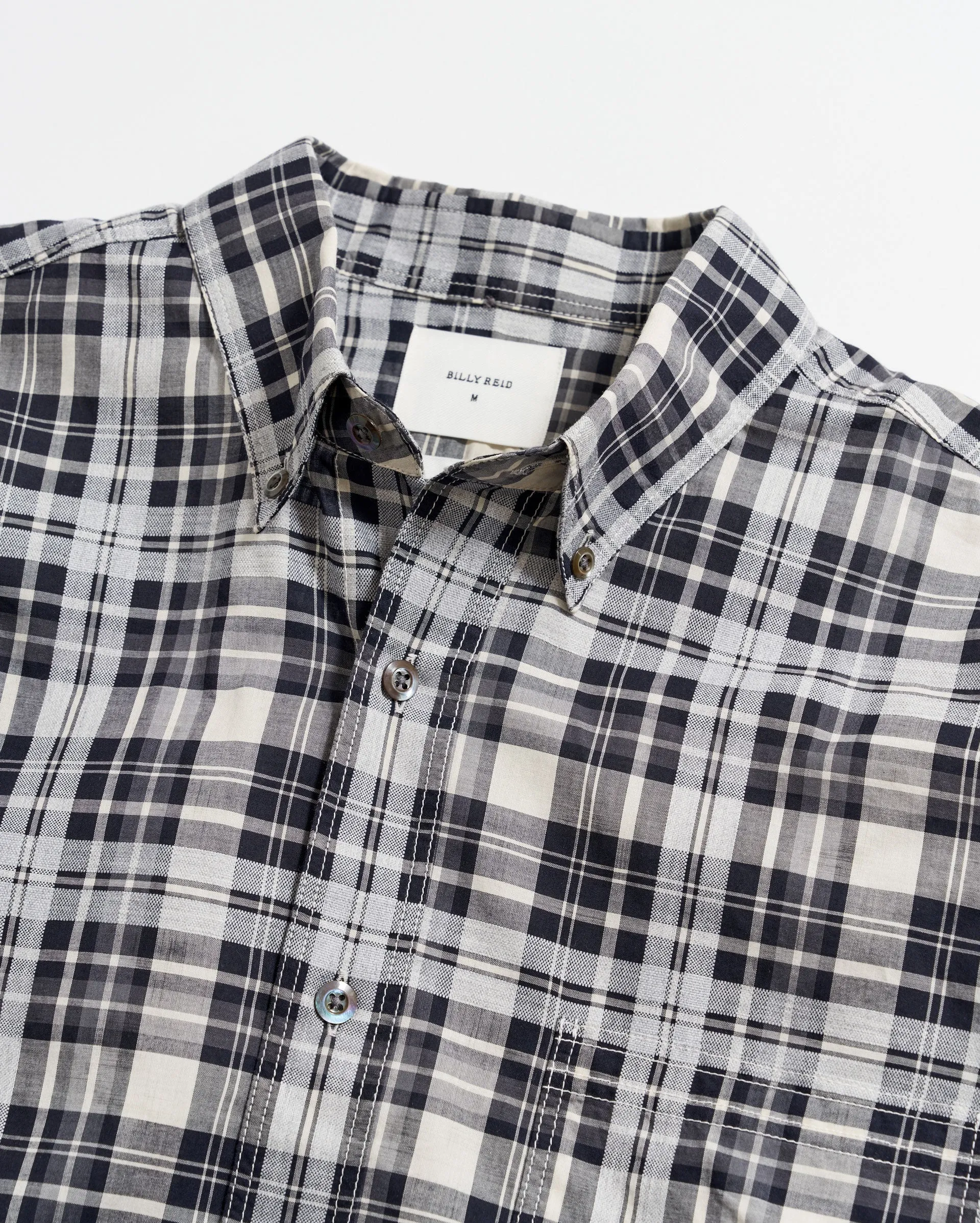 Melange Textural Plaid Tuscumbia Shirt Bd sold by Billy Reid product image thumbnail 3
