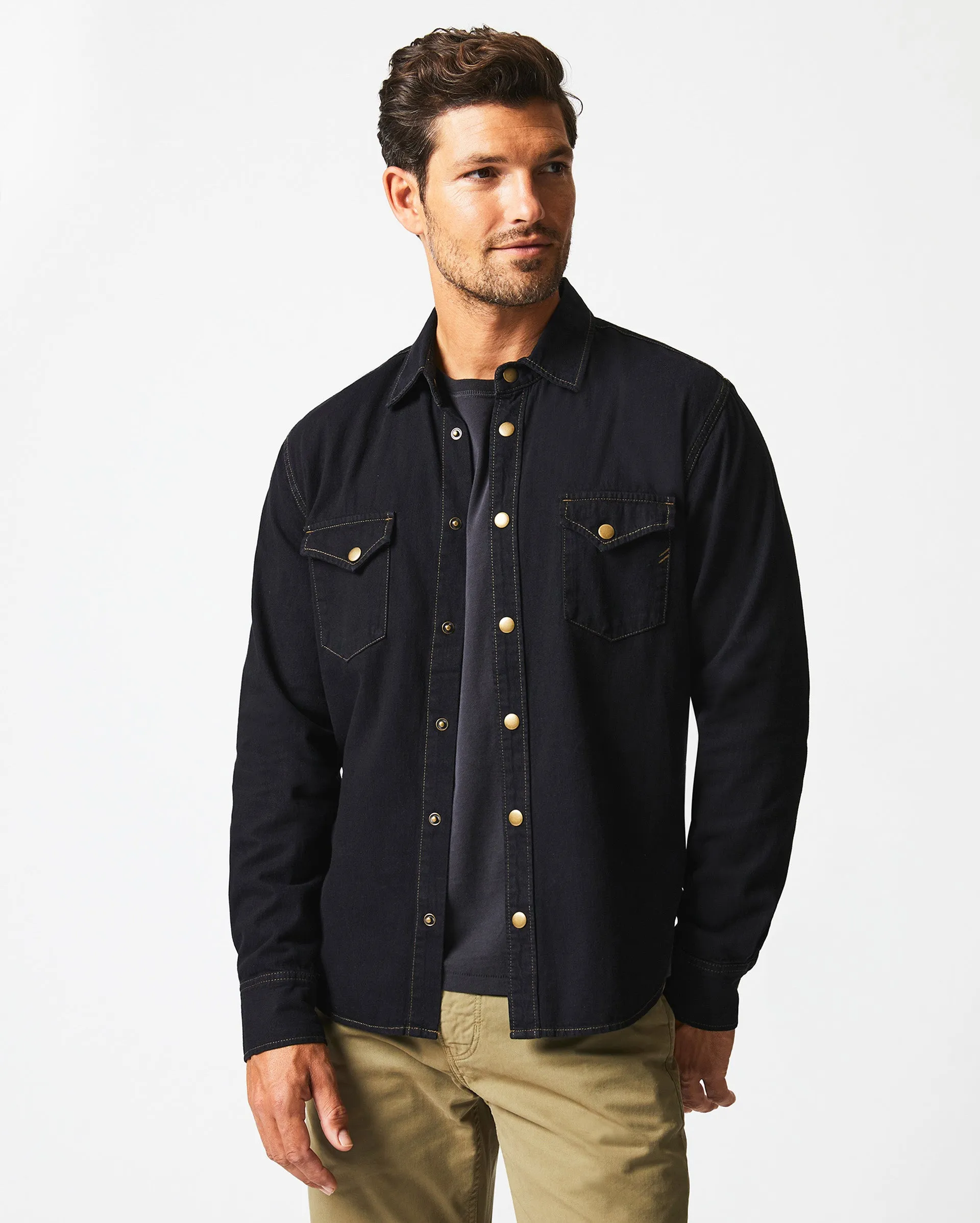 Shoals Denim Shirt sold by Billy Reid product image thumbnail 2