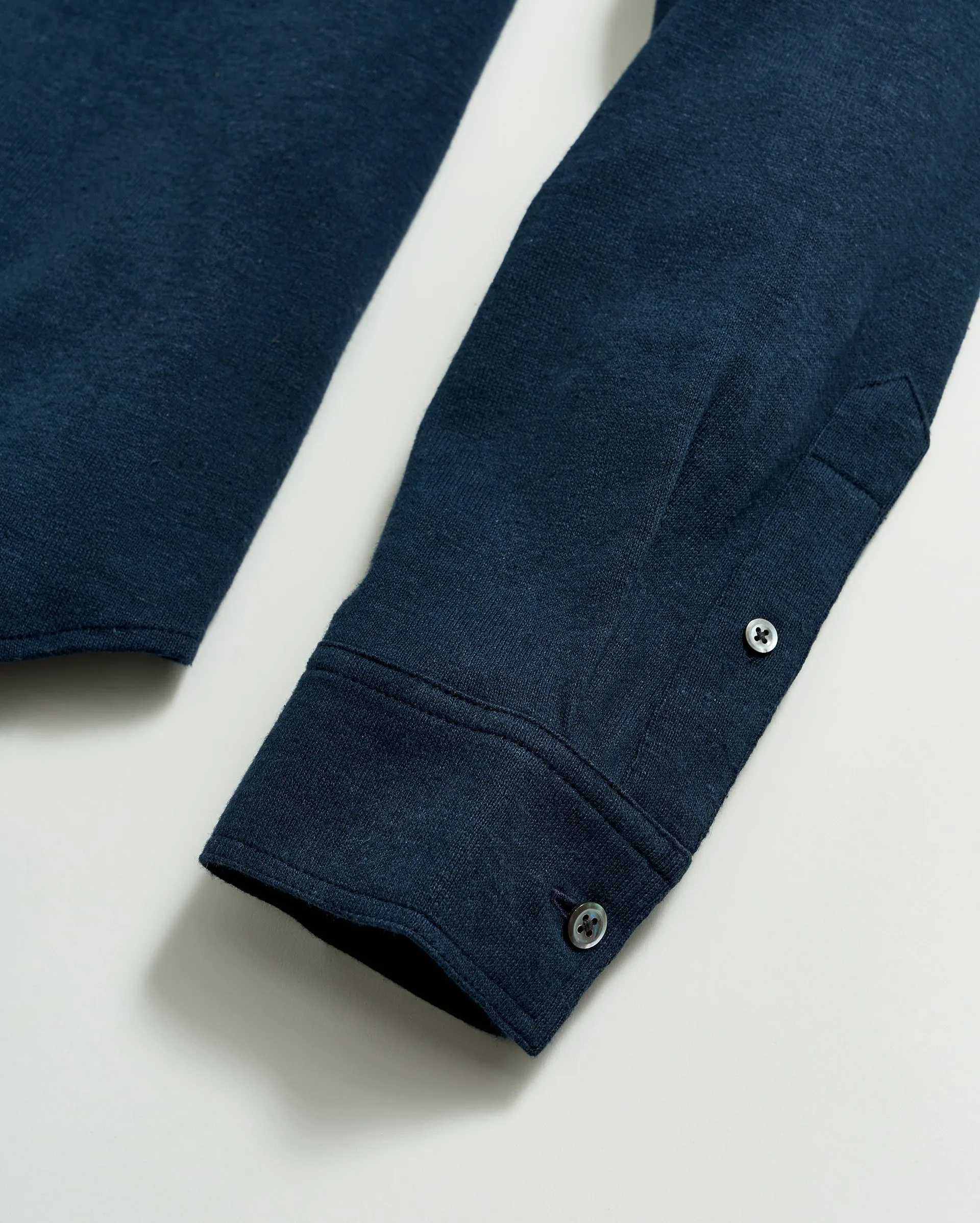 L/S HEMP COTTON KNIT SHIRT sold by Billy Reid product image thumbnail 5