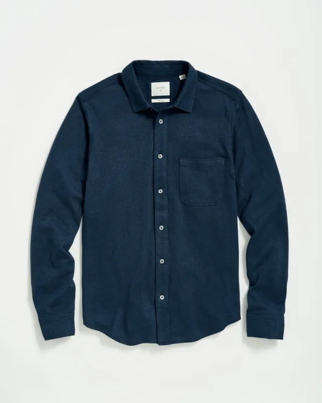 L/S HEMP COTTON KNIT SHIRT sold by Billy Reid