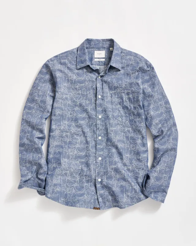 Melange Shrimp Boat Cypress Shirt sold by Billy Reid