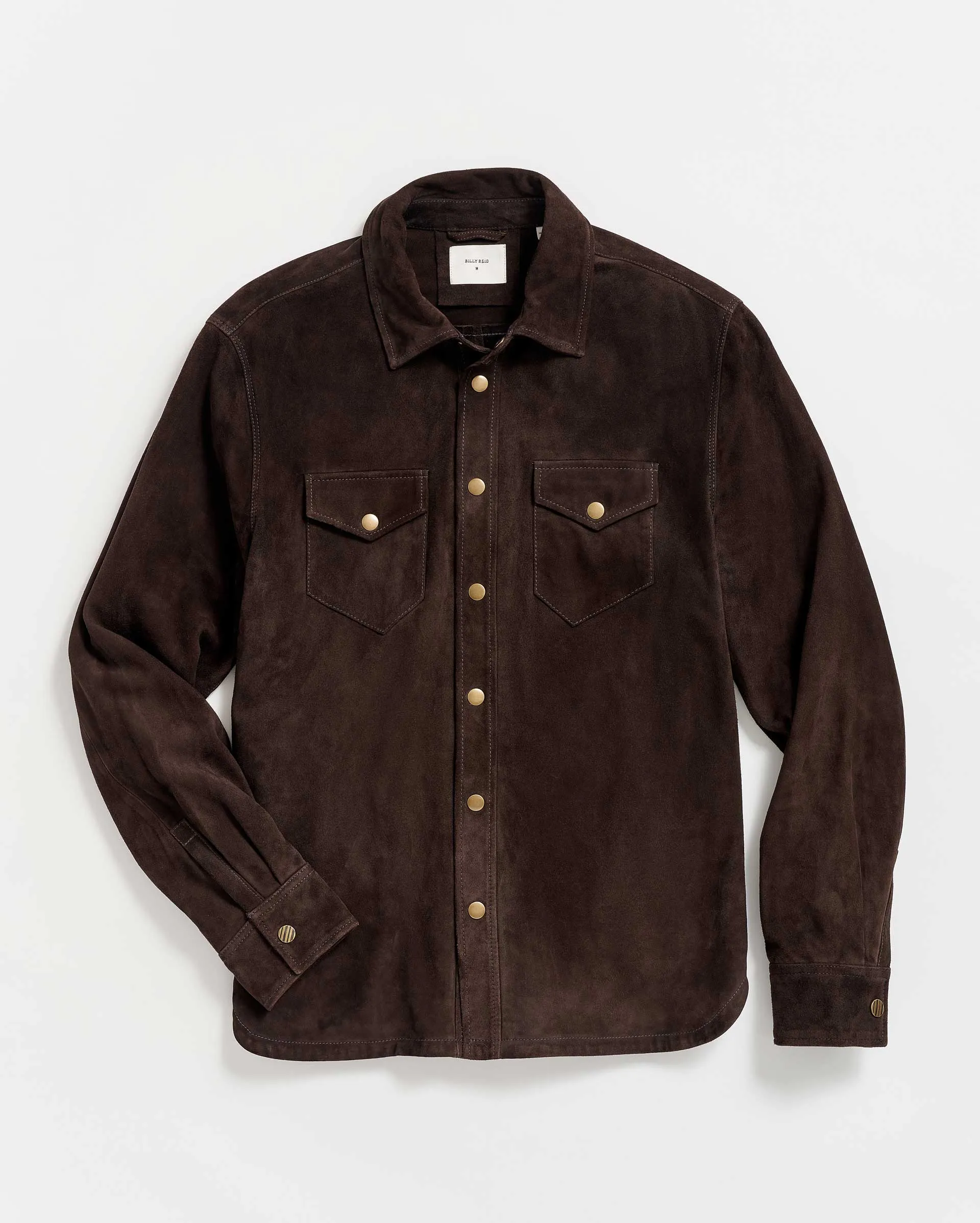 Savoy Suede Workshirt sold by Billy Reid