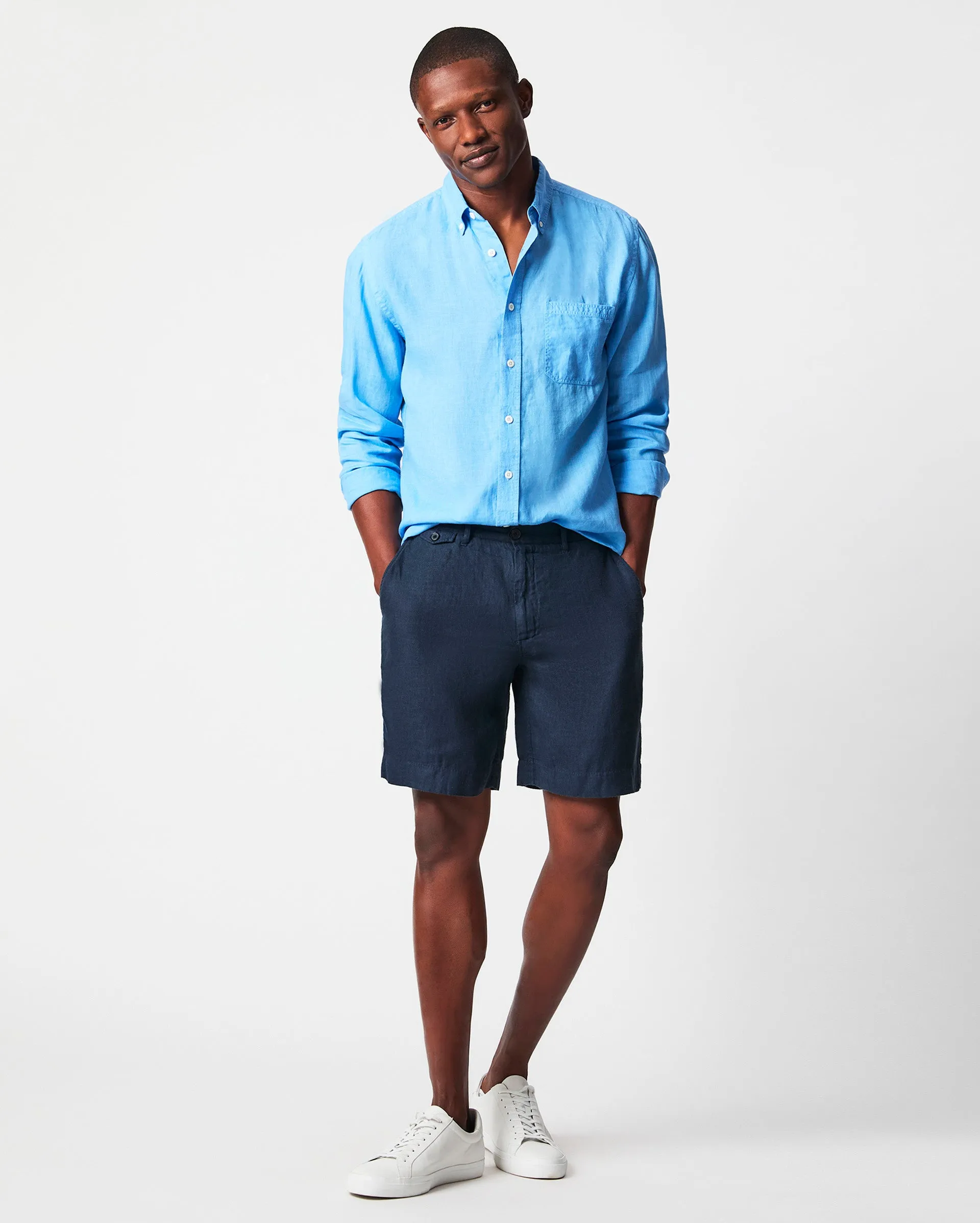 Linen Moore Short sold by Billy Reid product image thumbnail 2