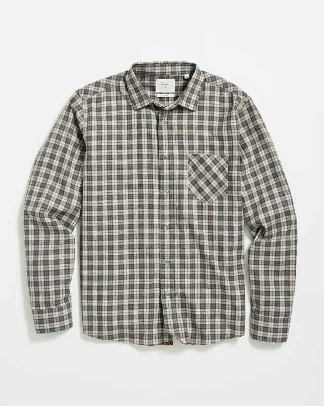 Herringbone Plaid John T Shirt sold by Billy Reid