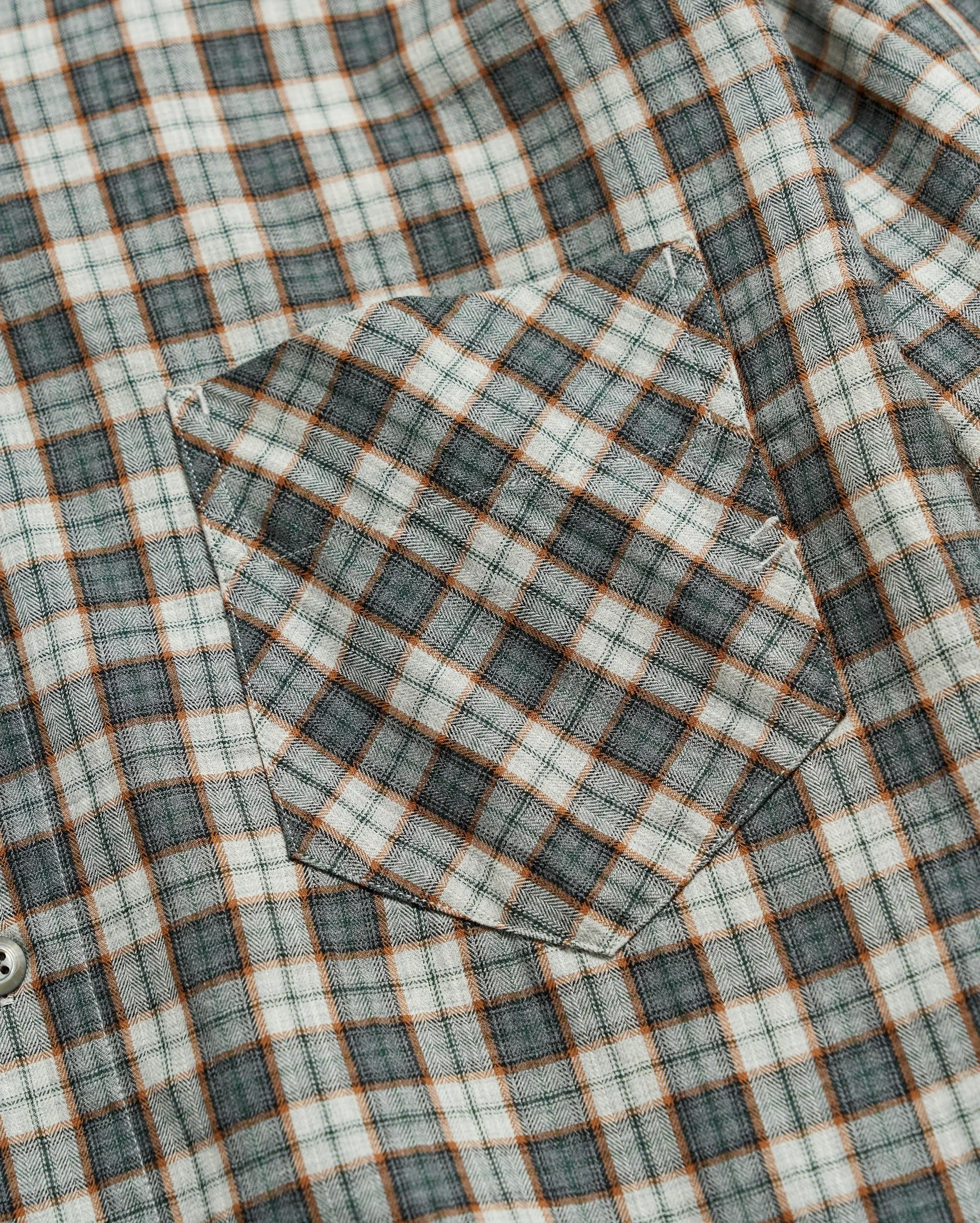 Herringbone Plaid John T Shirt sold by Billy Reid product image thumbnail 3