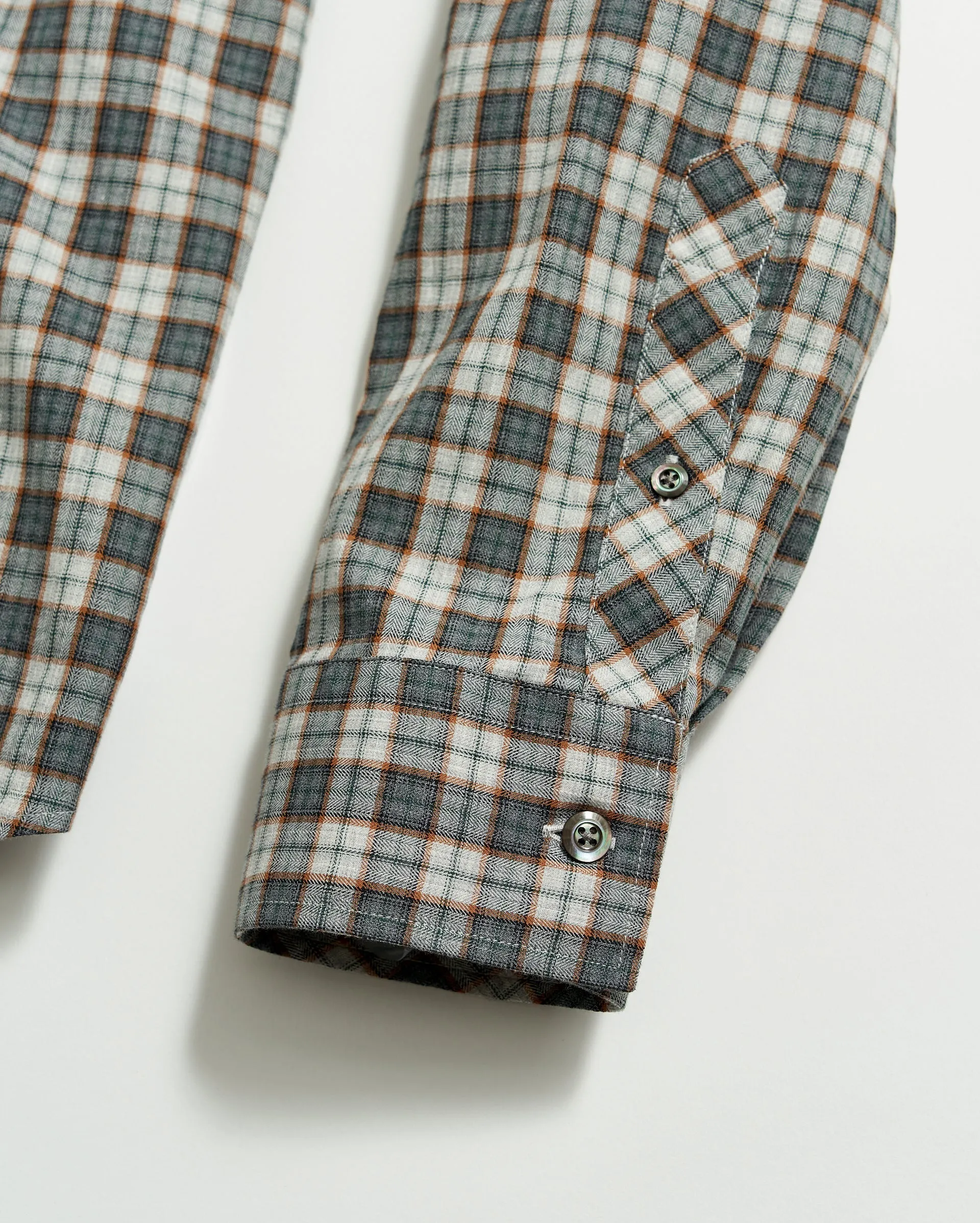 Herringbone Plaid John T Shirt sold by Billy Reid product image thumbnail 5