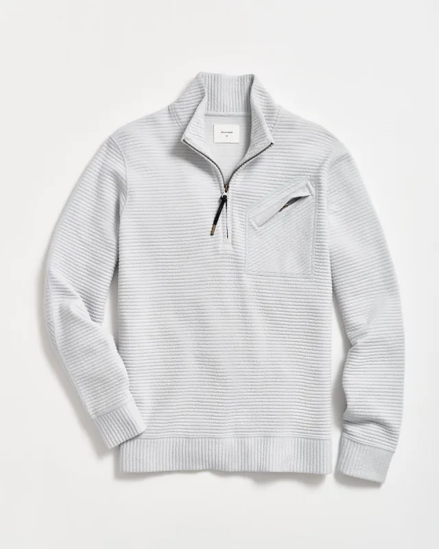 QUILTED HALF ZIP sold by Billy Reid