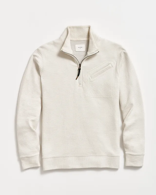 Quilted Half Zip sold by Billy Reid
