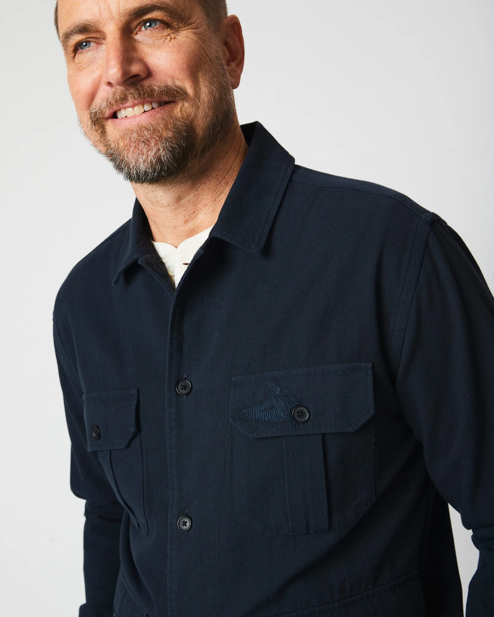 Pelican Safari Overshirt sold by Billy Reid product image thumbnail 2