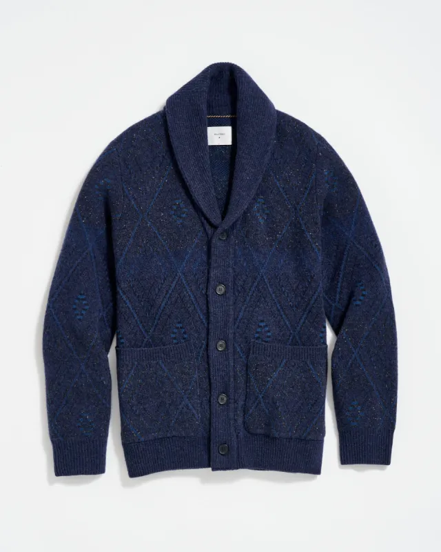 Chevron Ranch Cardigan sold by Billy Reid