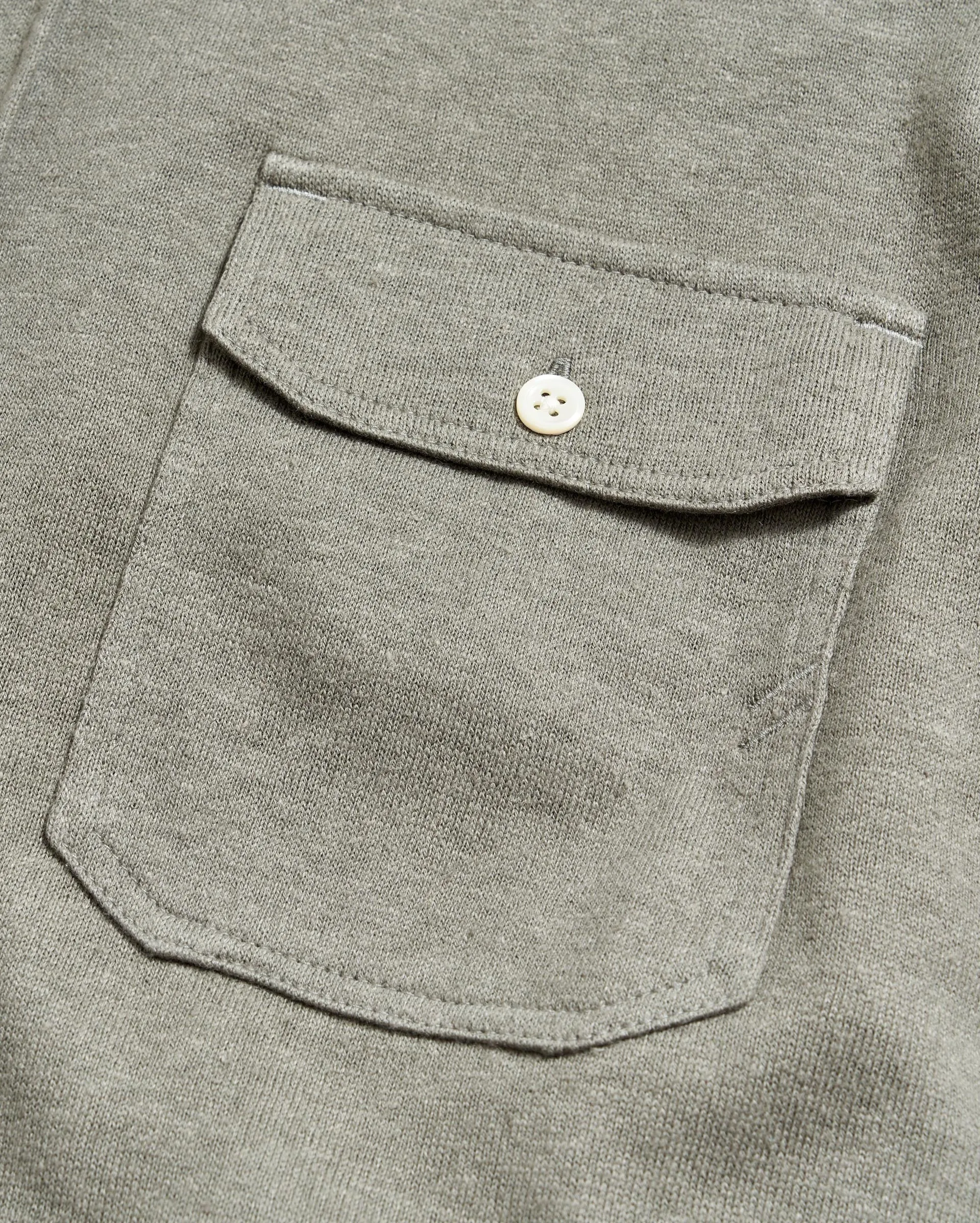 Short Sleeve Hemp Cotton Knit Shirt sold by Billy Reid product image thumbnail 5